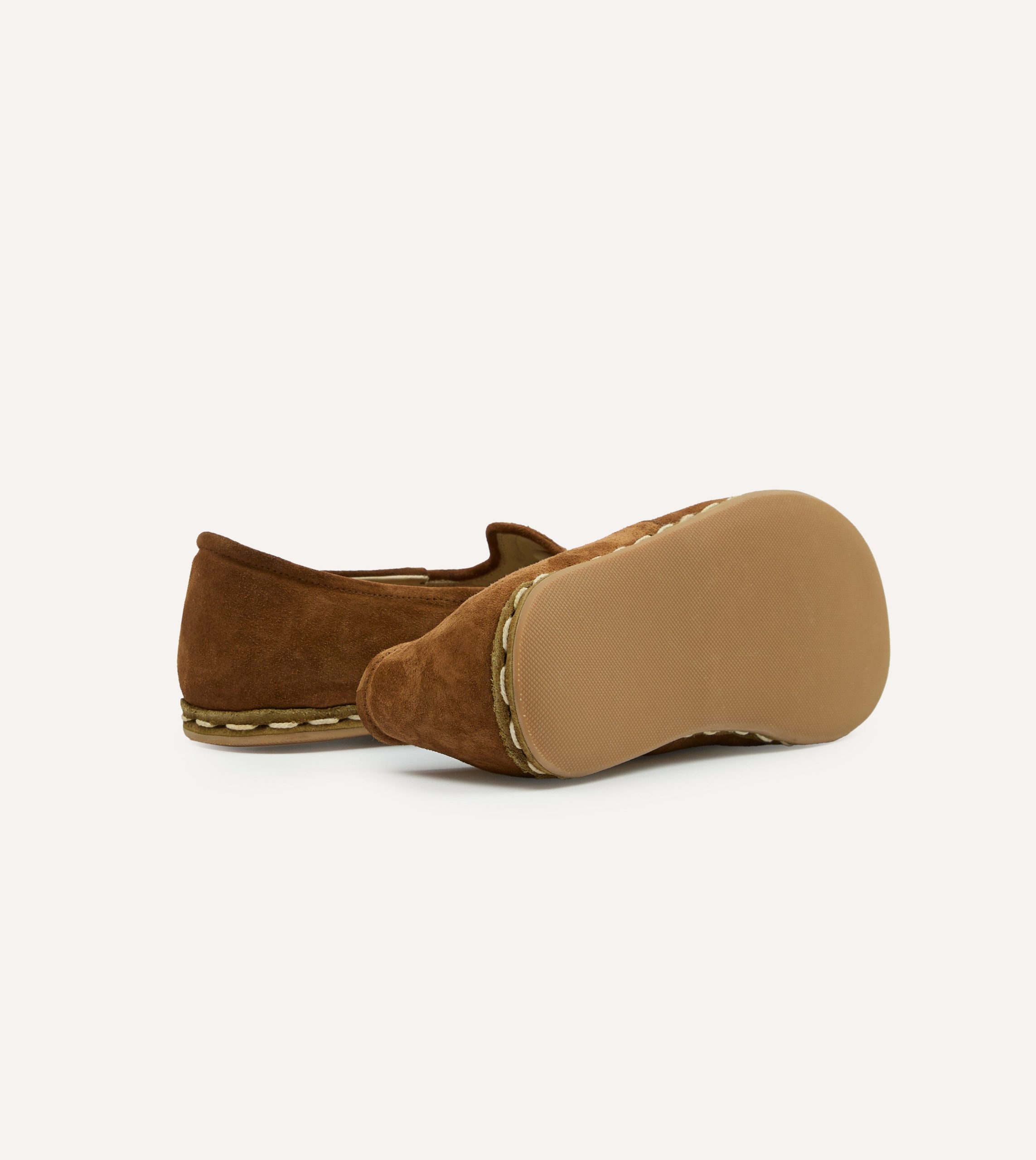 Sabah Como Brown Suede Shoes - Image 2