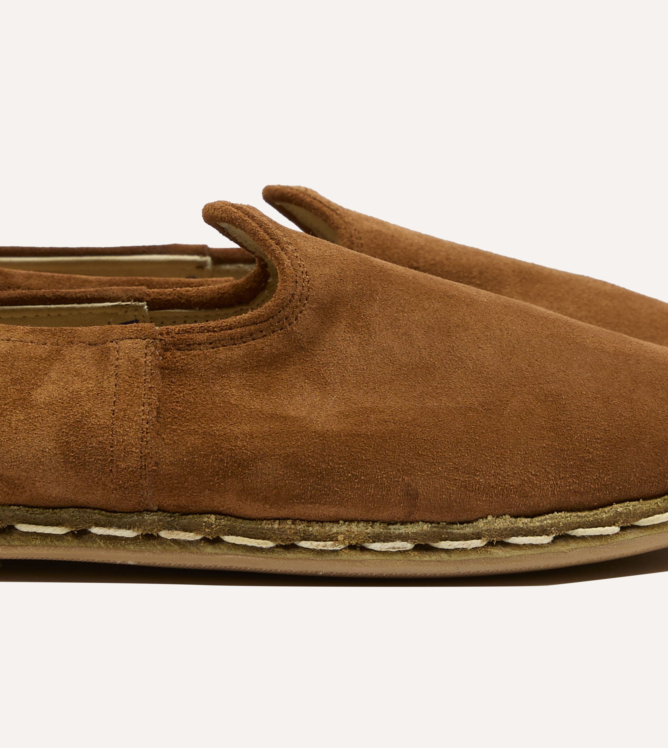 Sabah Como Brown Suede Shoes - Image 3