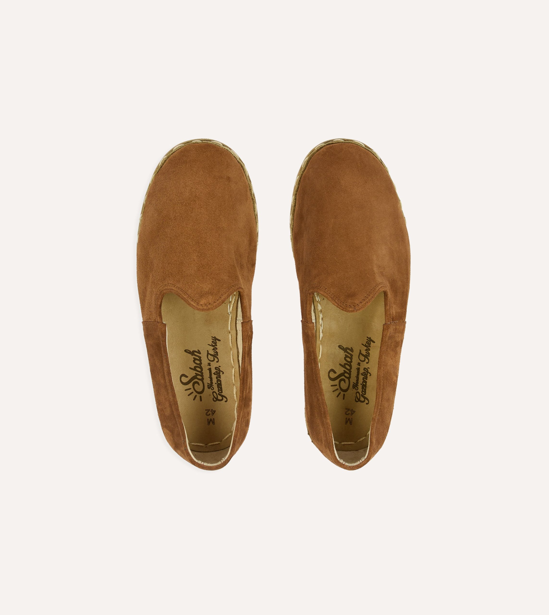 Sabah Como Brown Suede Shoes - Image 4