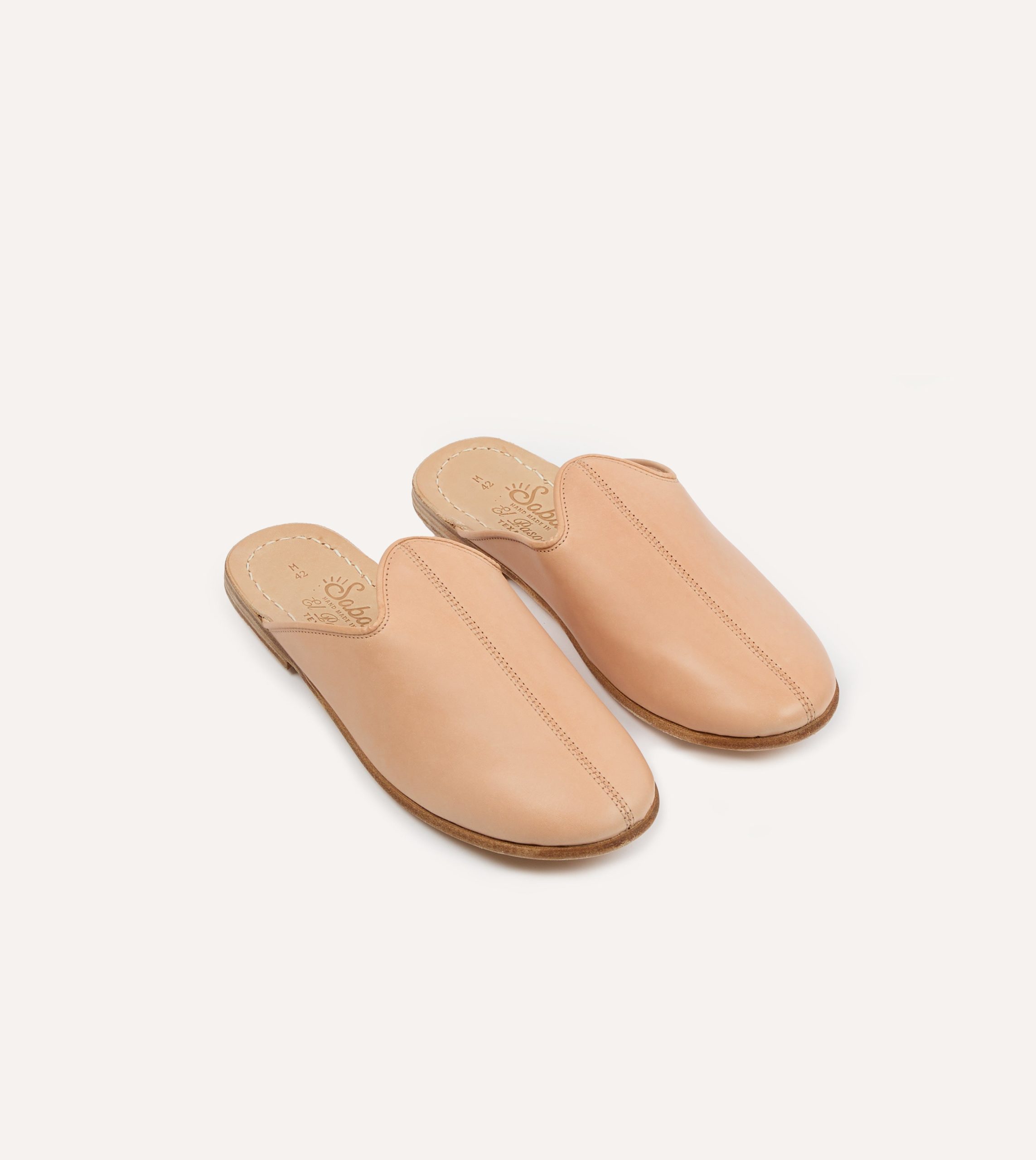 Sabah El Paso Baba Tan Leather Shoes