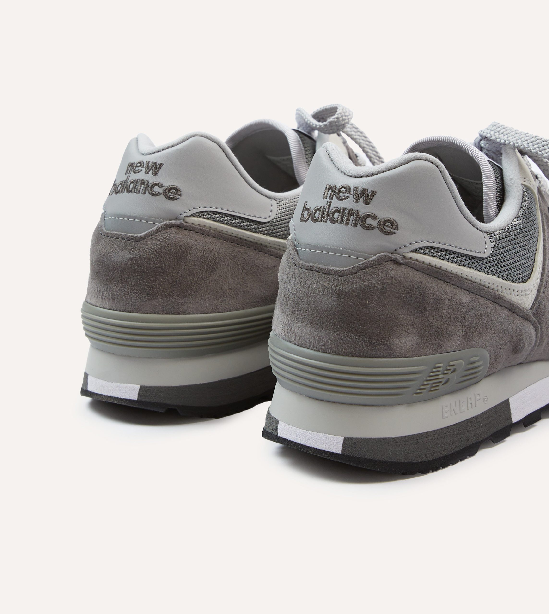 New Balance Dark Gull Grey MADE in UK 576 Trainers - Image 5