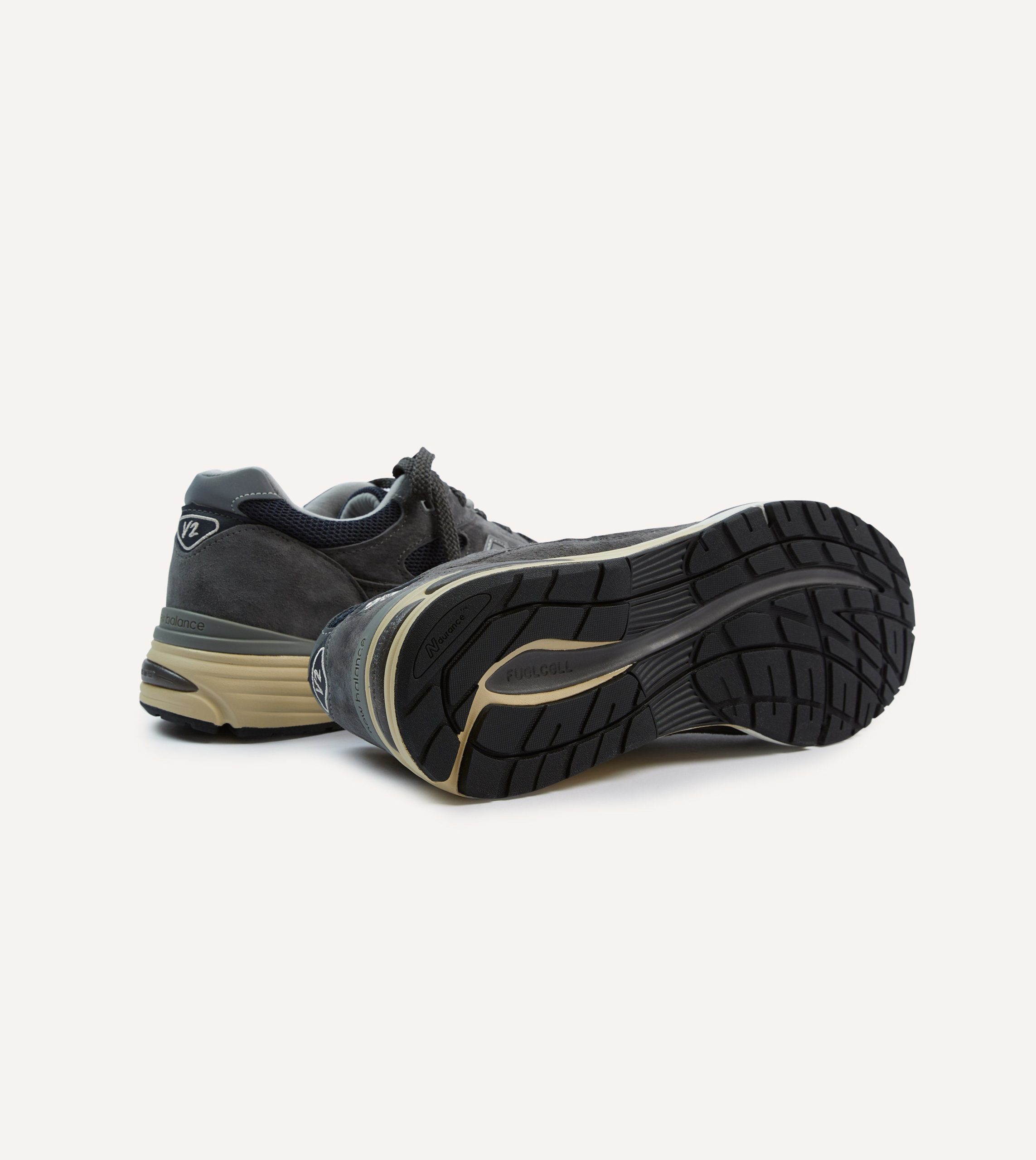 New Balance Dark Gull Grey Made in UK 991v2 Trainers - Image 2