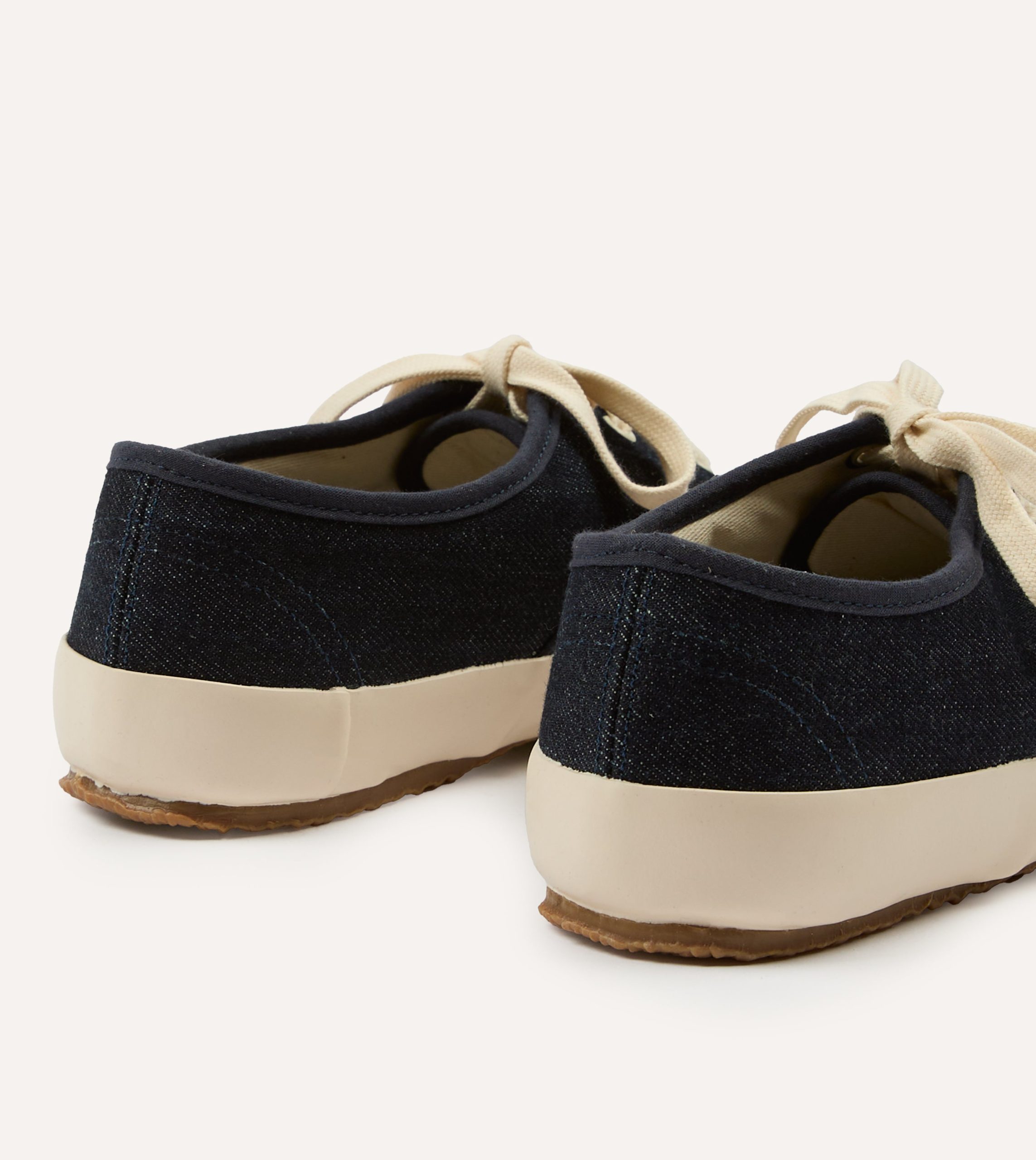 Drake's By Reproduction of Found Denim Military Trainer - Image 5