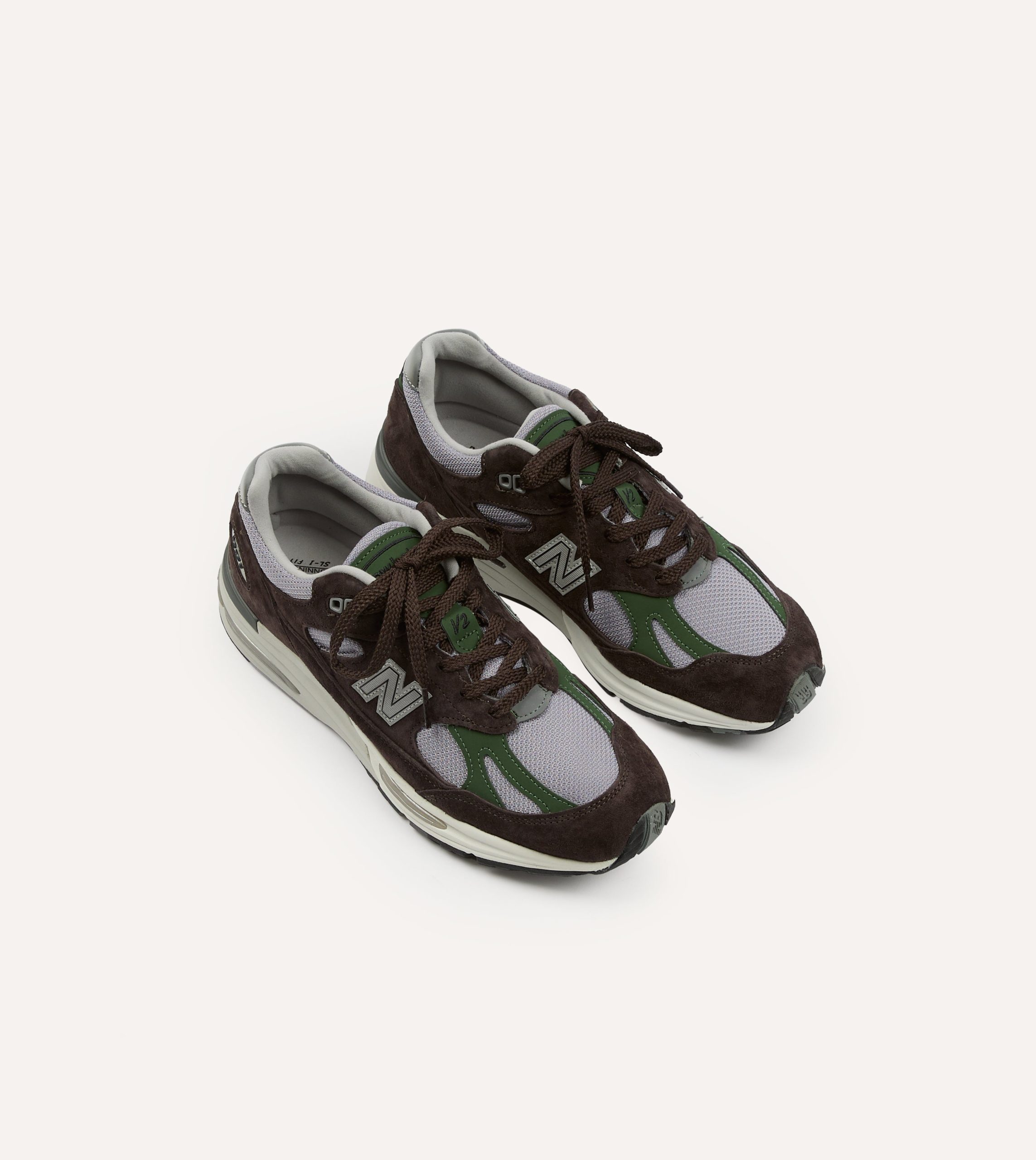 New Balance Brown 'Essentially Offbeat' Made in UK 991v2 Trainers