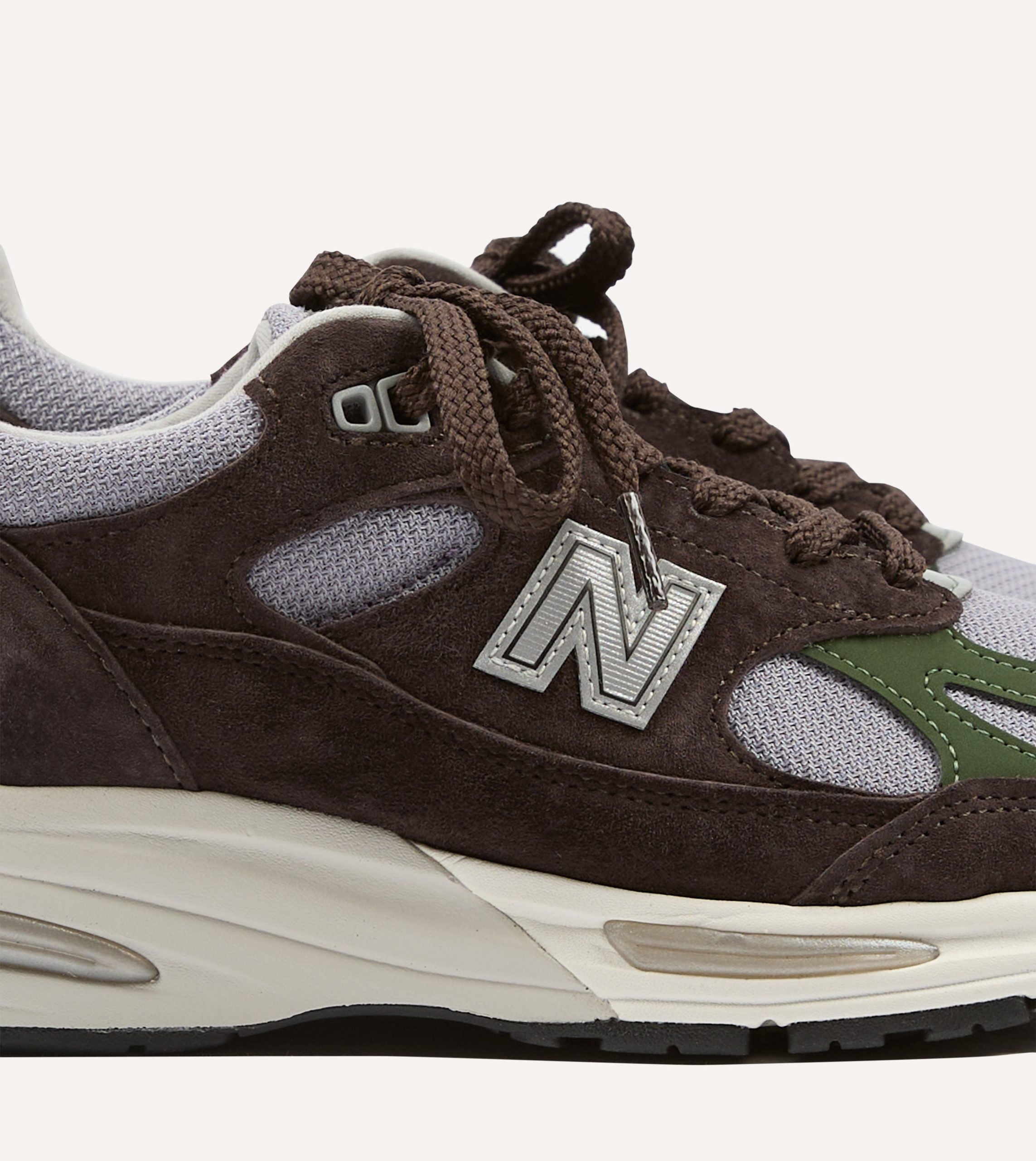 New Balance Brown 'Essentially Offbeat' Made in UK 991v2 Trainers - Image 3