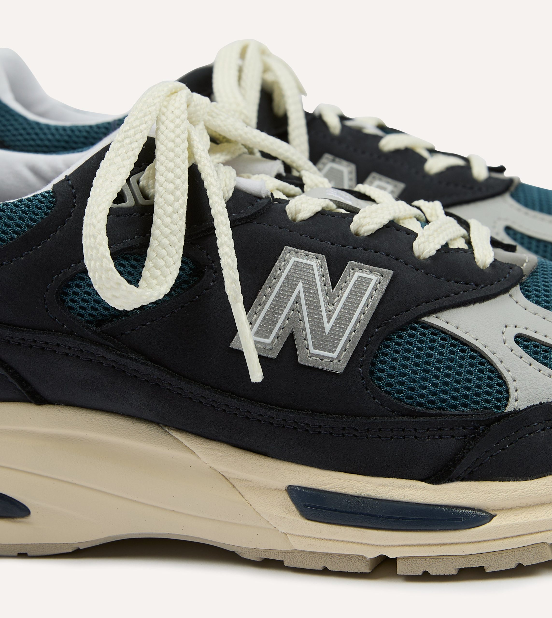 New Balance Navy 'Vintage Sport' Made in UK 991v2 Trainers - Image 3