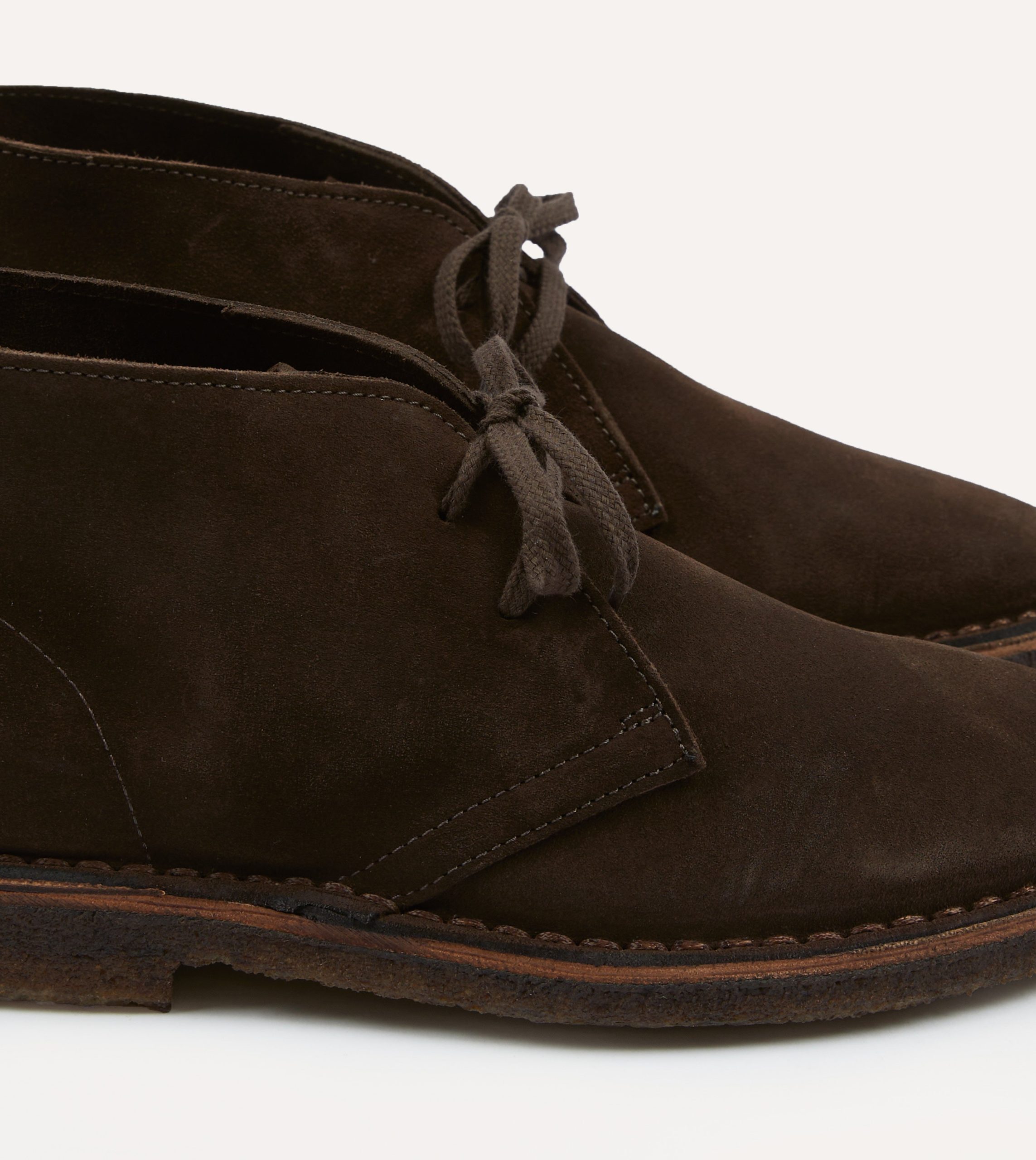Clifford Desert Boot Dark Brown Suede - Image 3