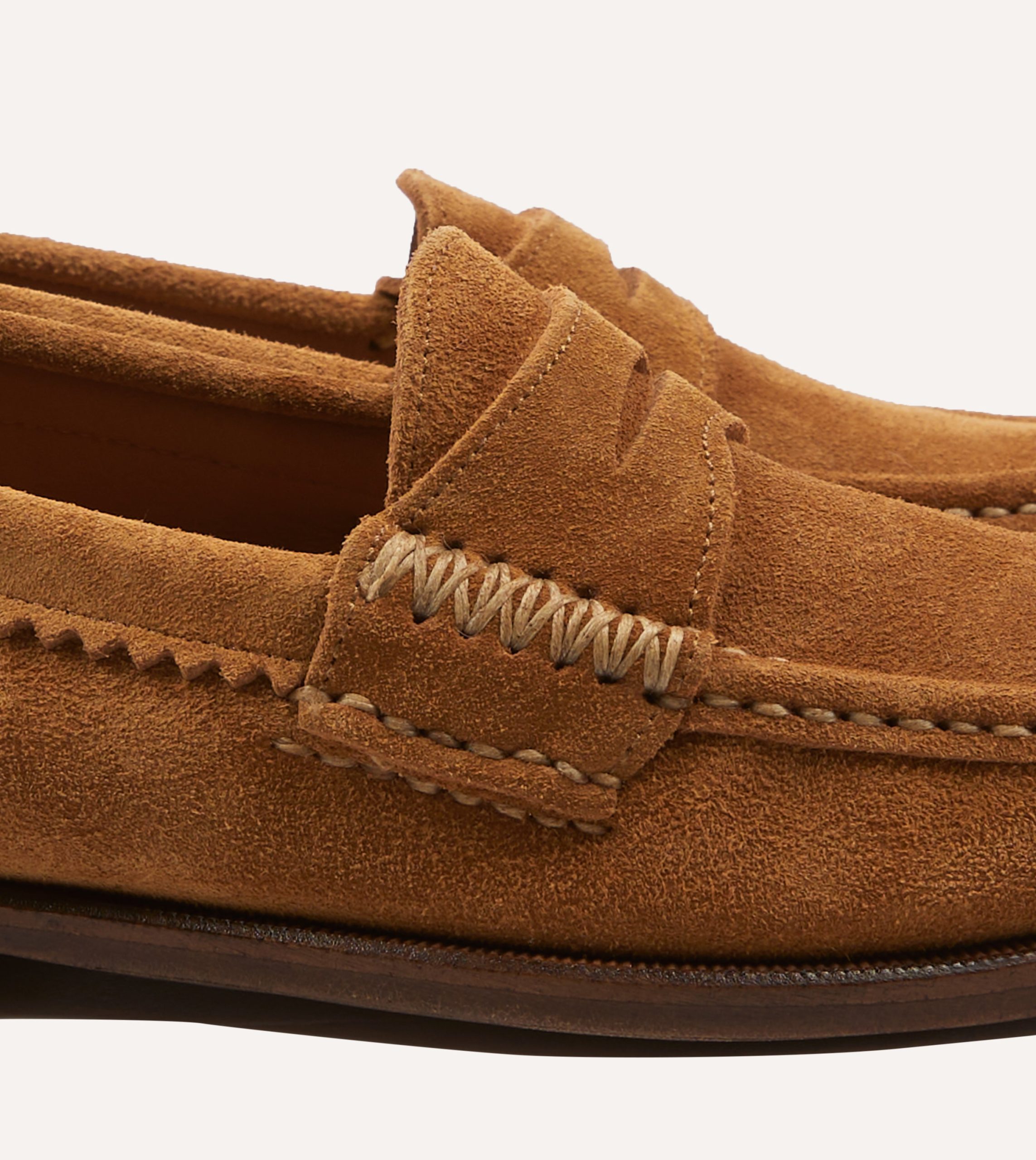 Yuketen Brown Leather Rob's Loafer - Image 3