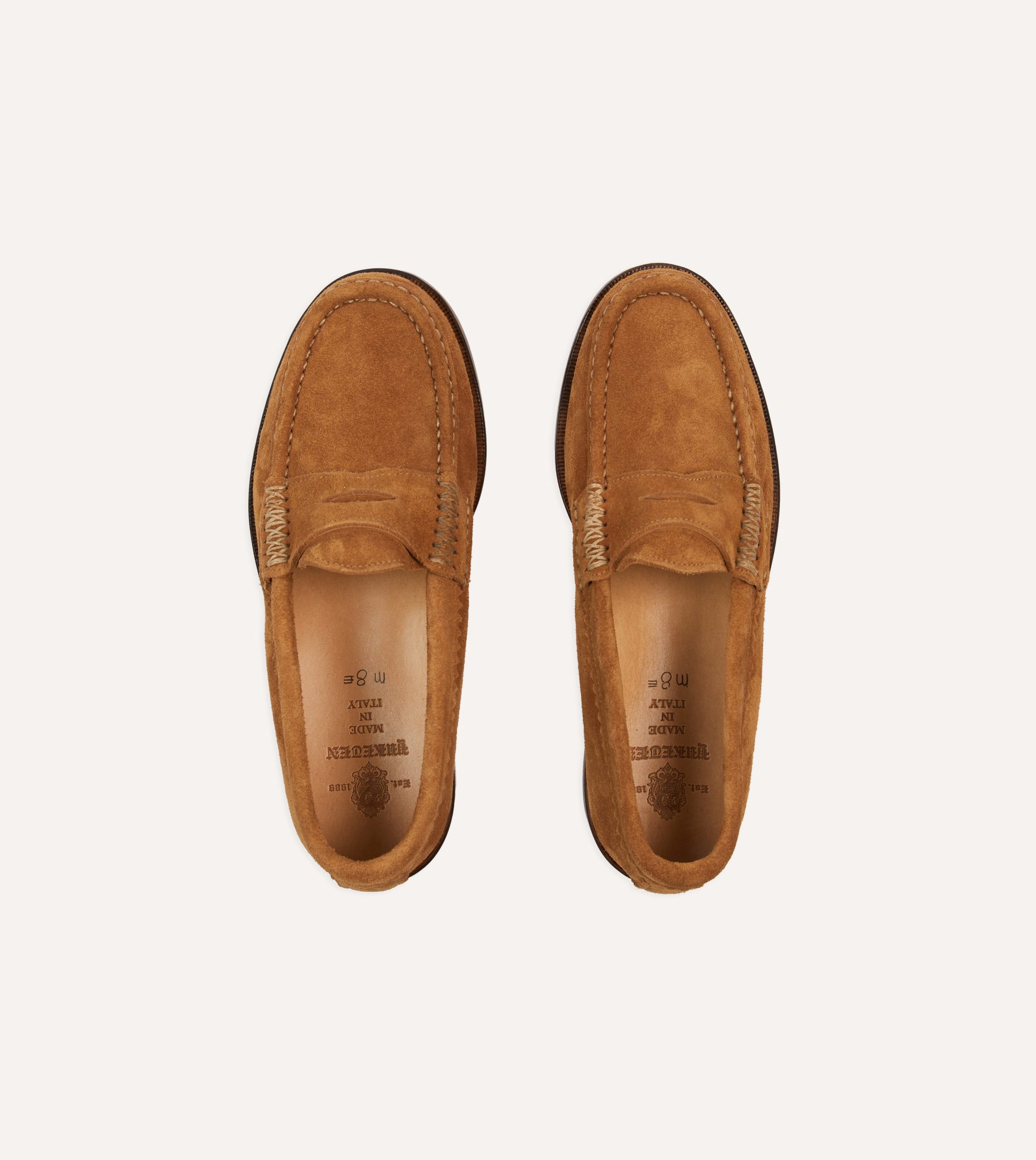 Yuketen Brown Leather Rob's Loafer - Image 4