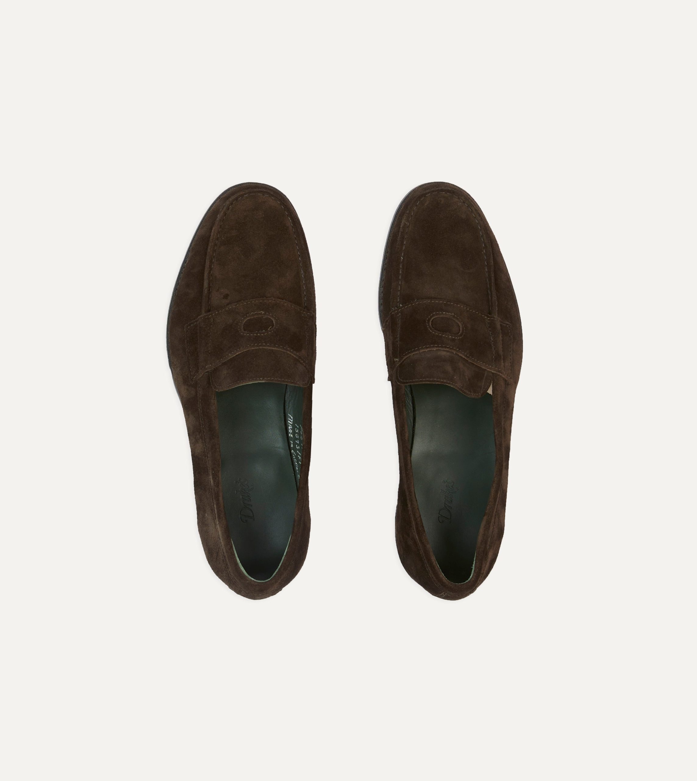 Brown Suede Charles Mk II Goodyear Welted Penny Loafer - Image 4