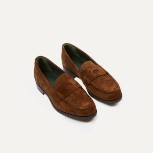 Snuff Suede Charles Mk II Goodyear Welted Penny Loafer