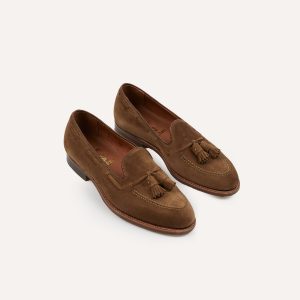 Alden Snuff Suede Tassel Loafer
