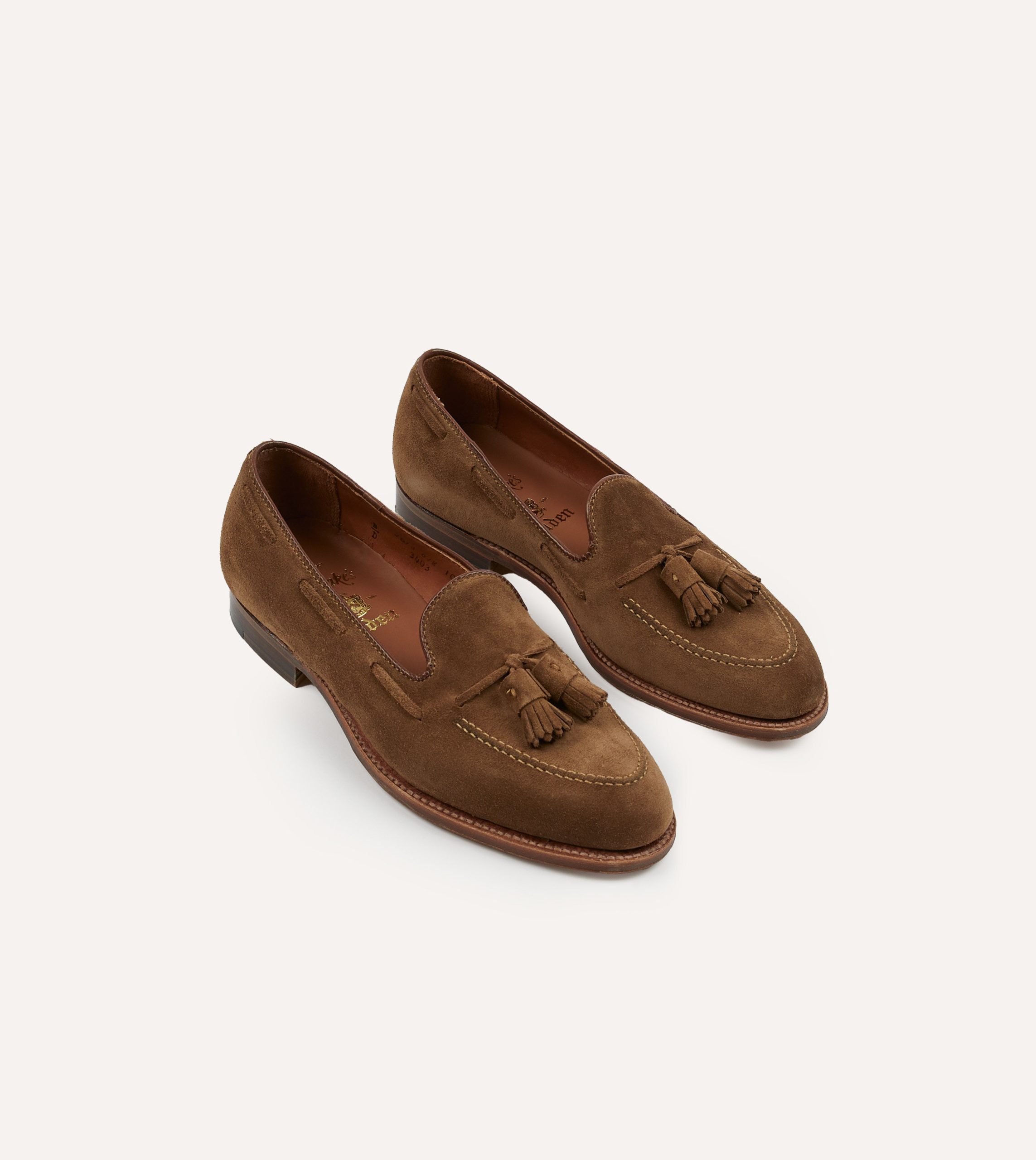 Alden Snuff Suede Tassel Loafer