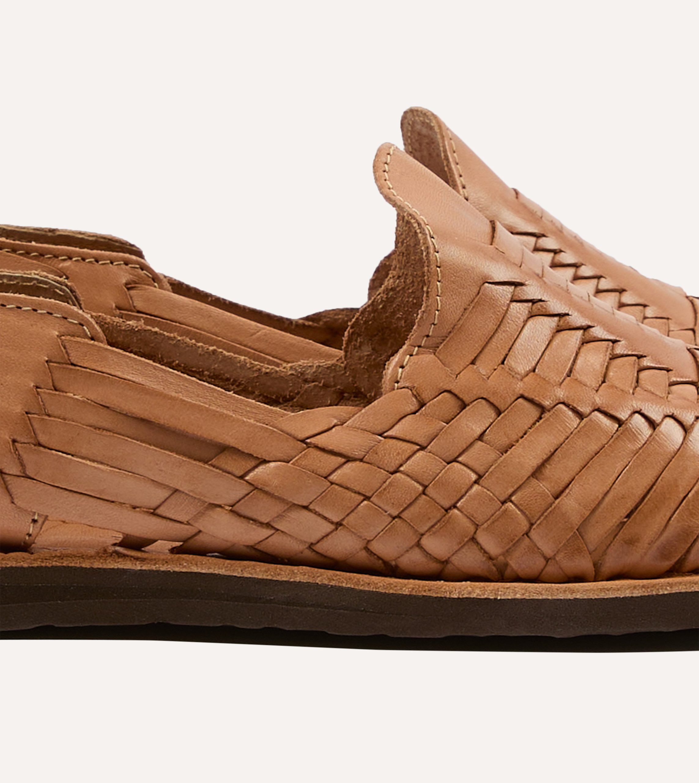 Chamula Tan Cancun Woven Sandal - Image 3