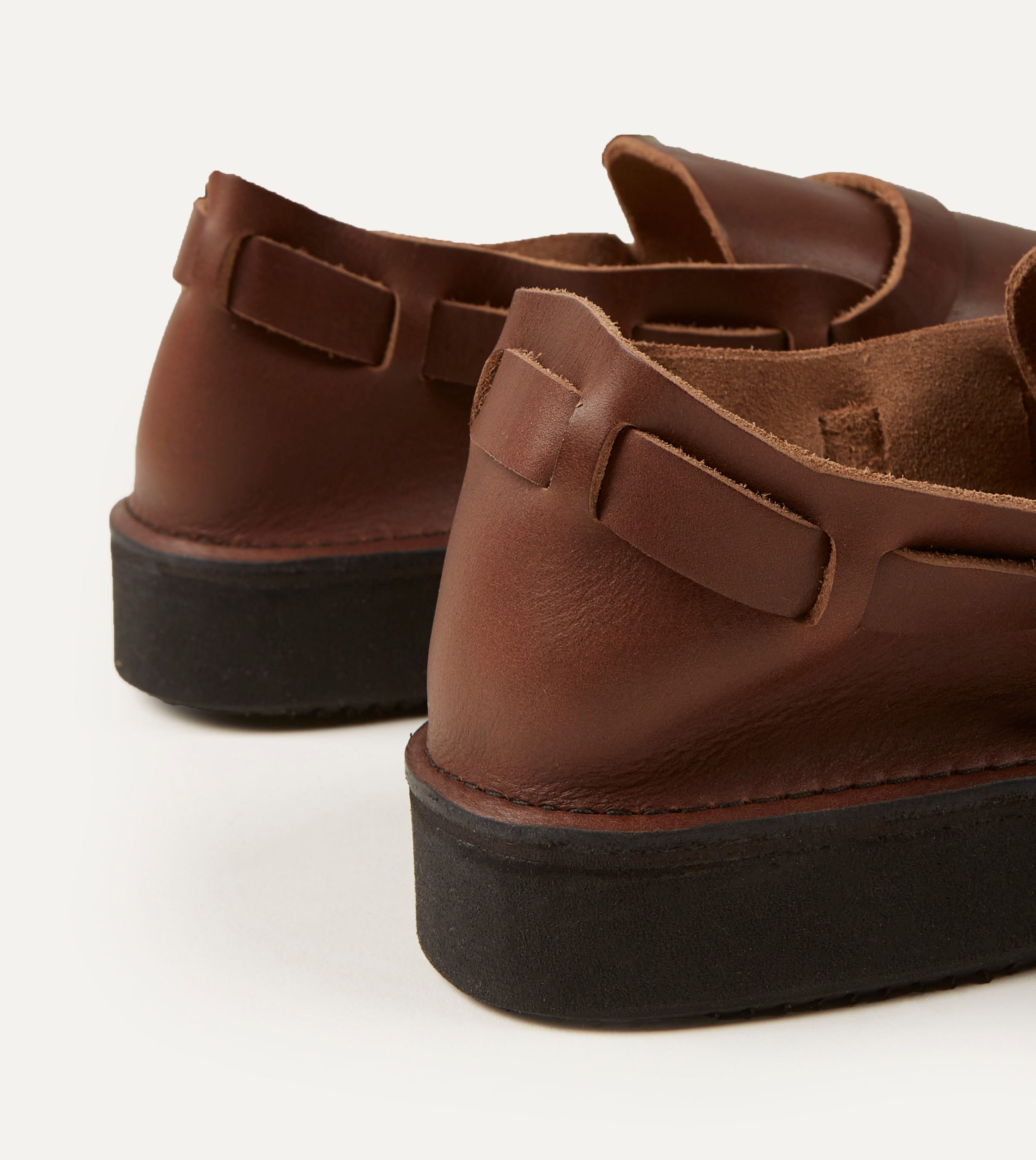 Aurora Shoe Co. Middle English Brown Full Grain Leather Shoe - Image 5