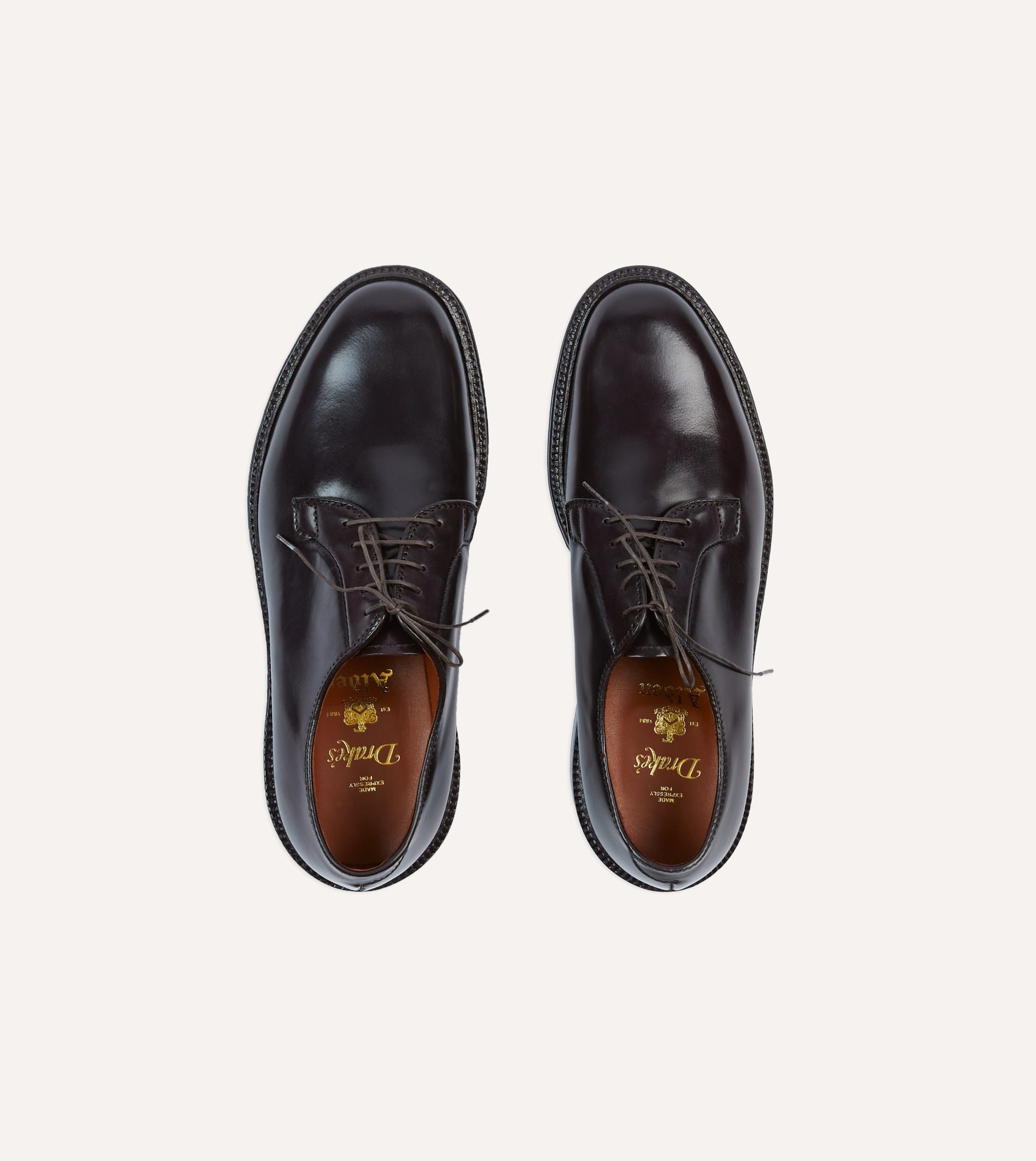 Alden Colour 8 Cordovan Plain Toe Blucher - Image 3
