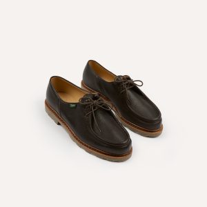 Paraboot Michael Marron Deer Leather Derby Shoe
