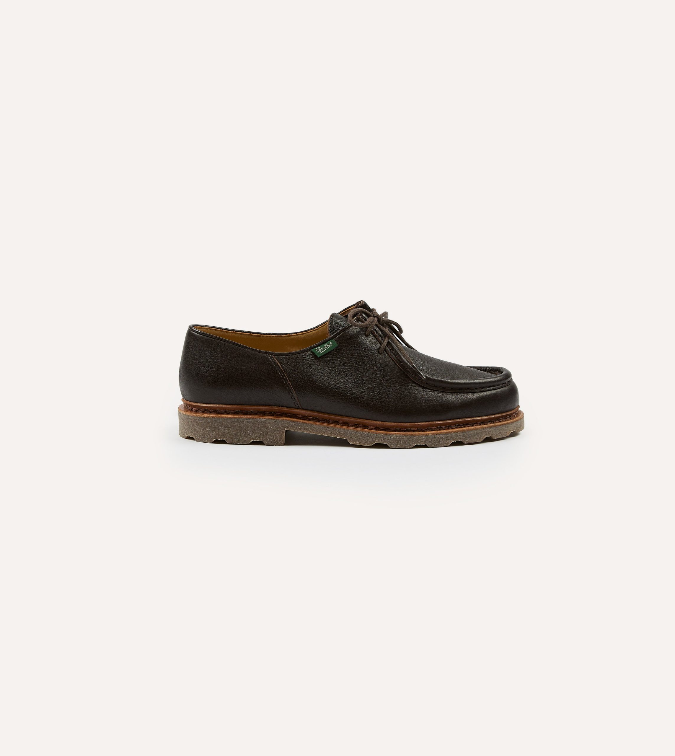 Paraboot Michael Marron Deer Leather Derby Shoe - Image 6