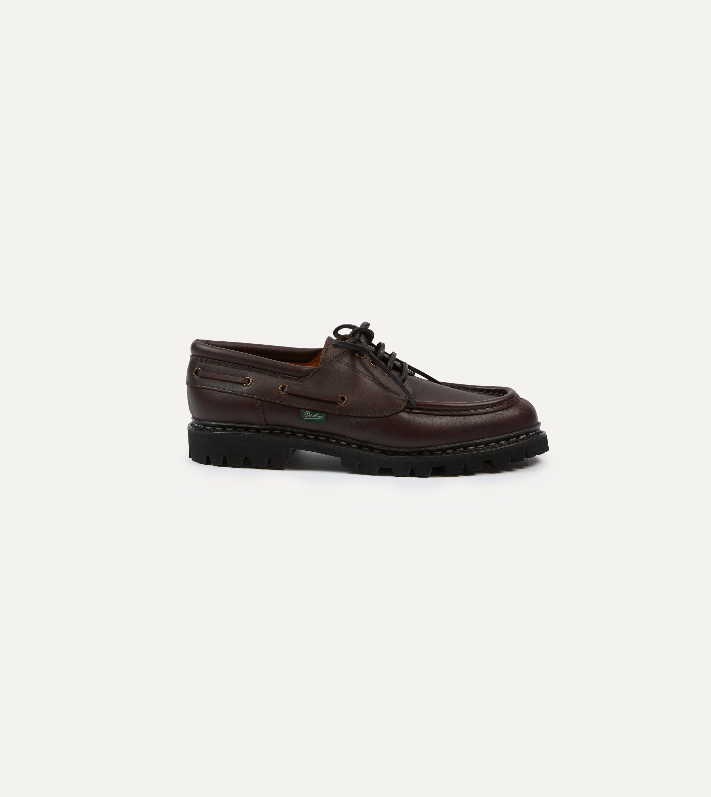 Paraboot Chimey ??b??ne Calf Leather Derby Shoe - Image 6