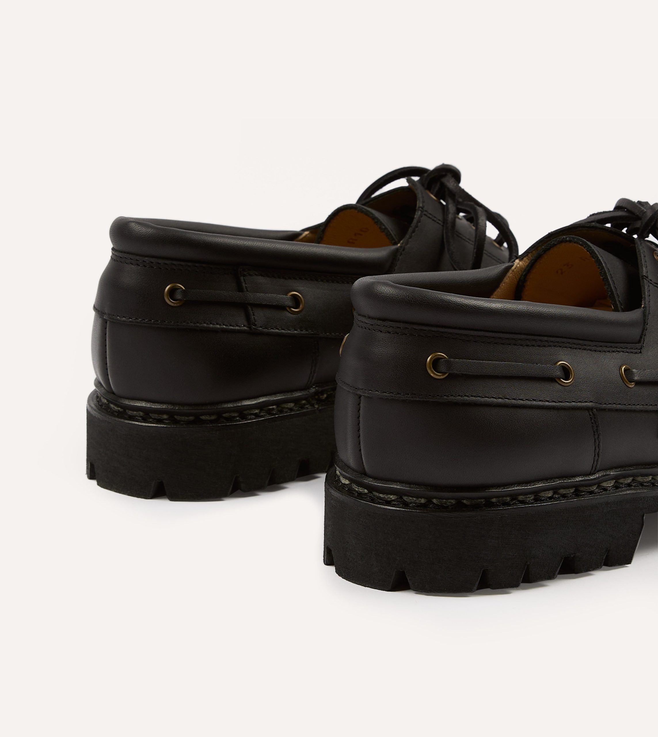 Paraboot Chimey Noir Calf Leather Derby Shoe - Image 5