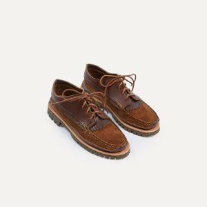 Yuketen Brown Leather Maine Guide Ox Shoe