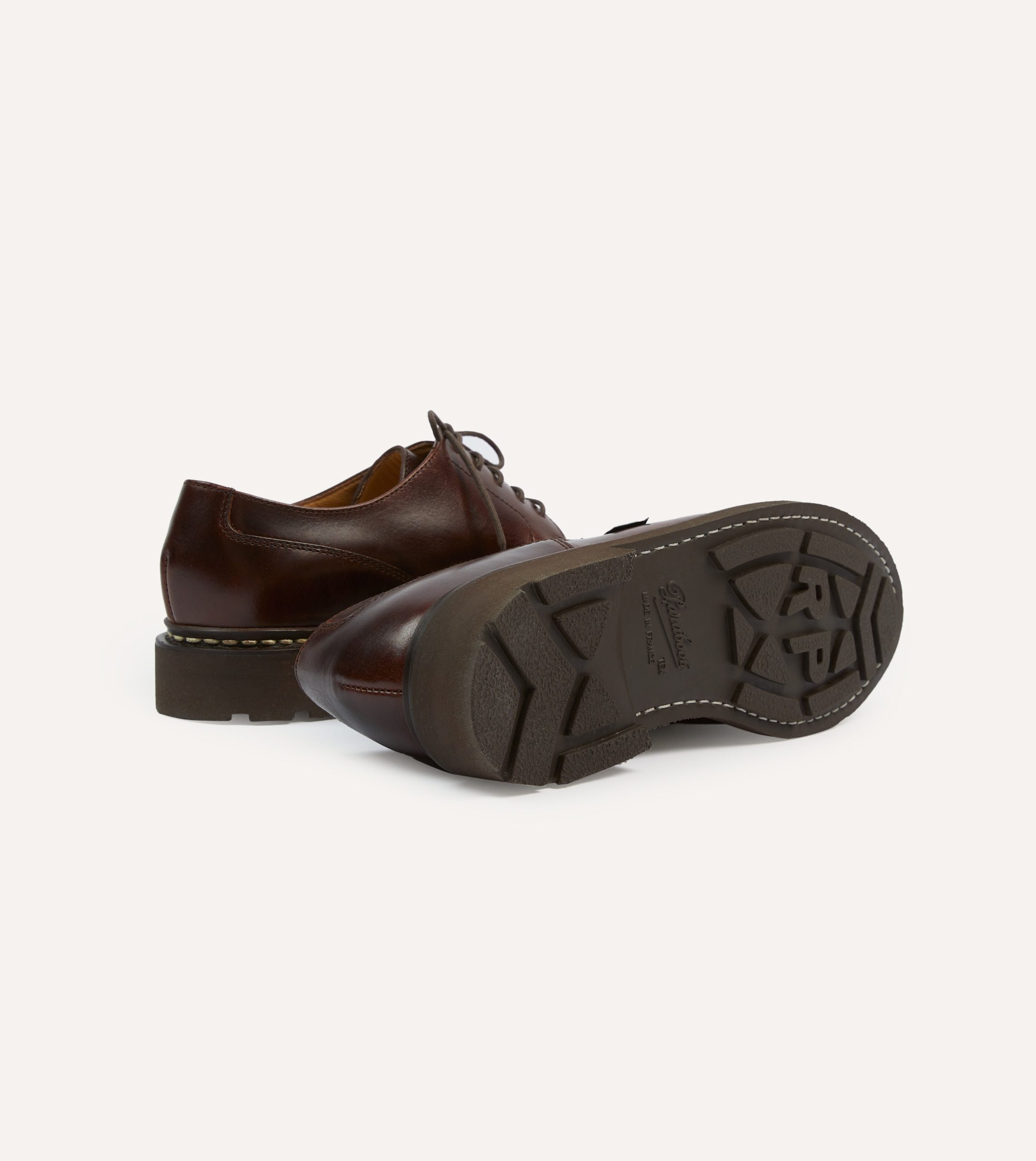 Paraboot Villandry Brown Calf Leather Derby Shoe - Image 2