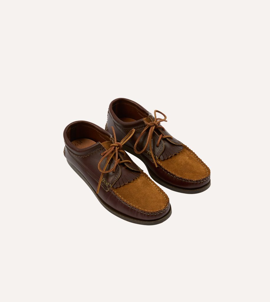 Yuketen Brown Kiltie Blucher with Camp Sole