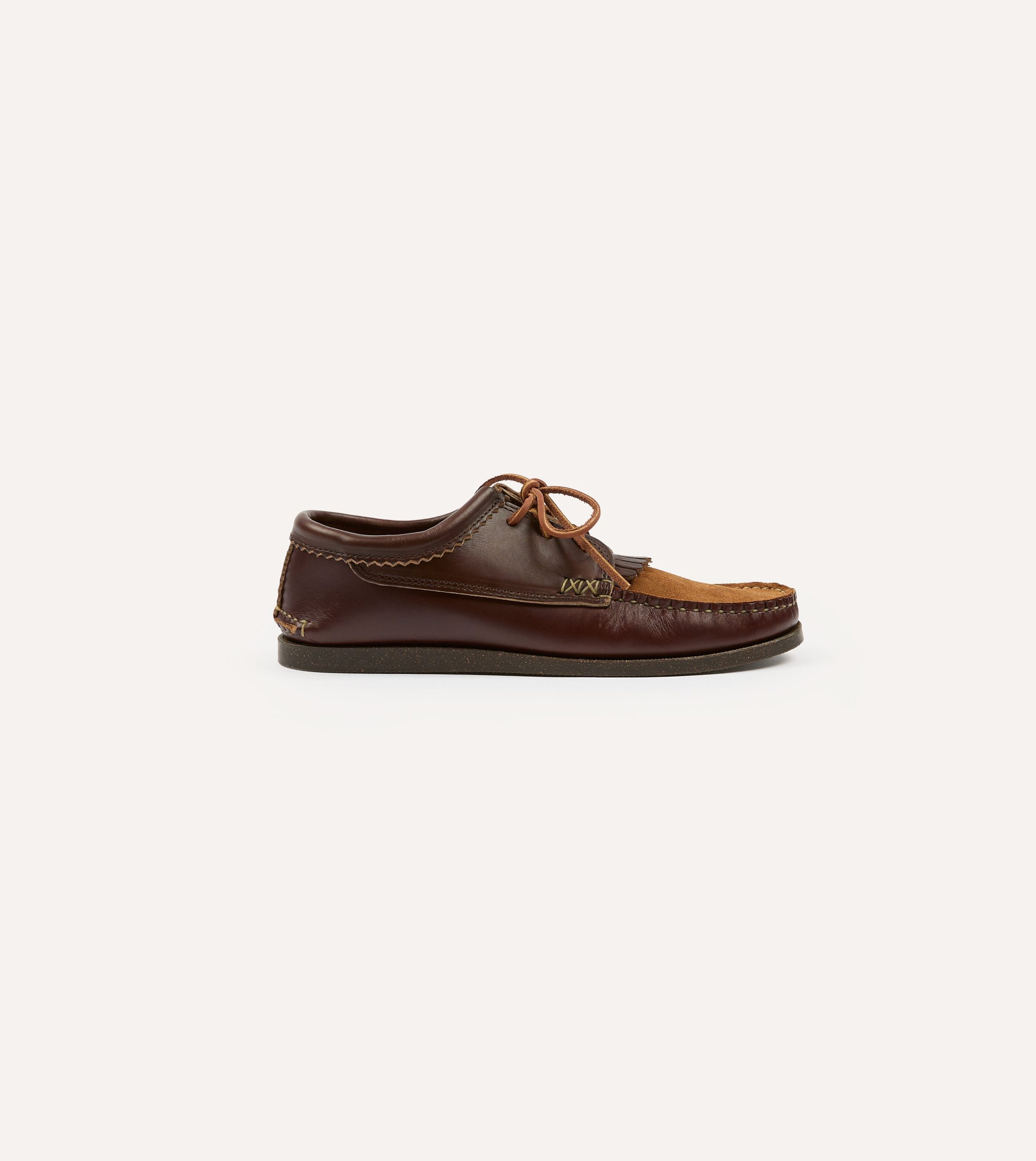 Yuketen Brown Kiltie Blucher with Camp Sole - Image 6
