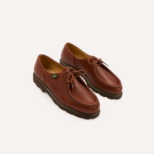 Paraboot Michael Marron Leather Derby Shoe