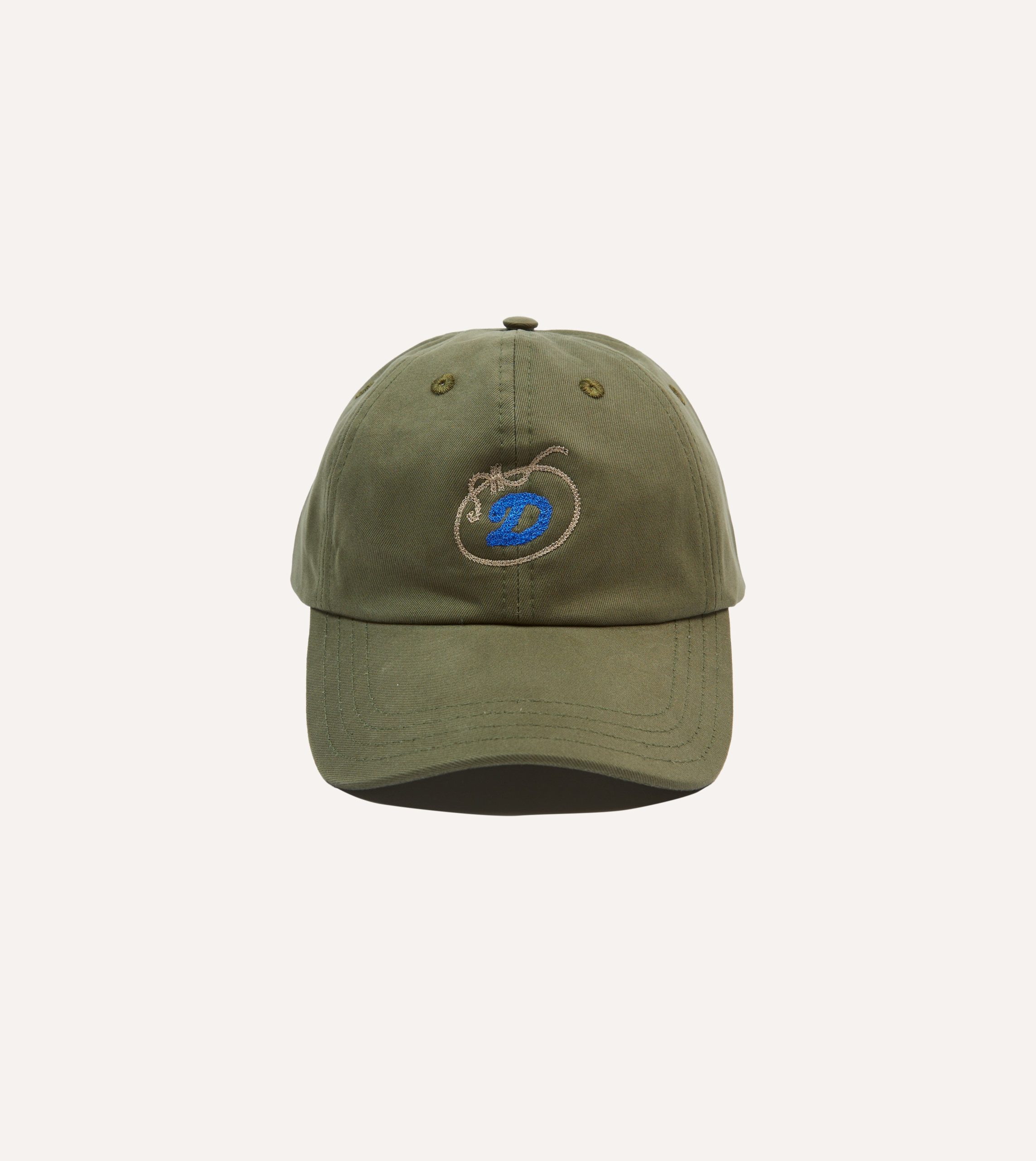'D' Lasso Emblem Cotton Twill Baseball Cap