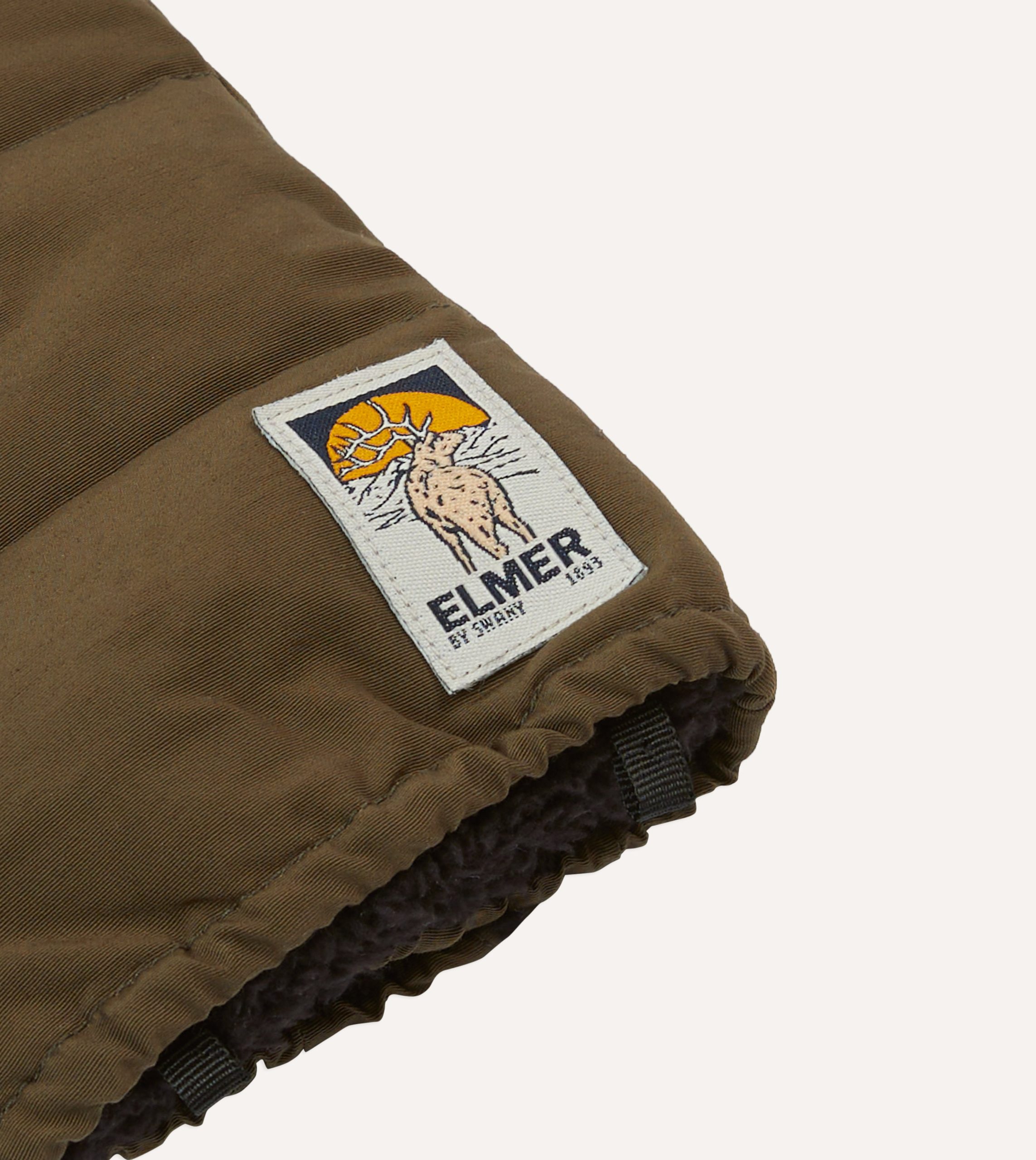 Elmer Khaki Cover Down Mittens - Image 2