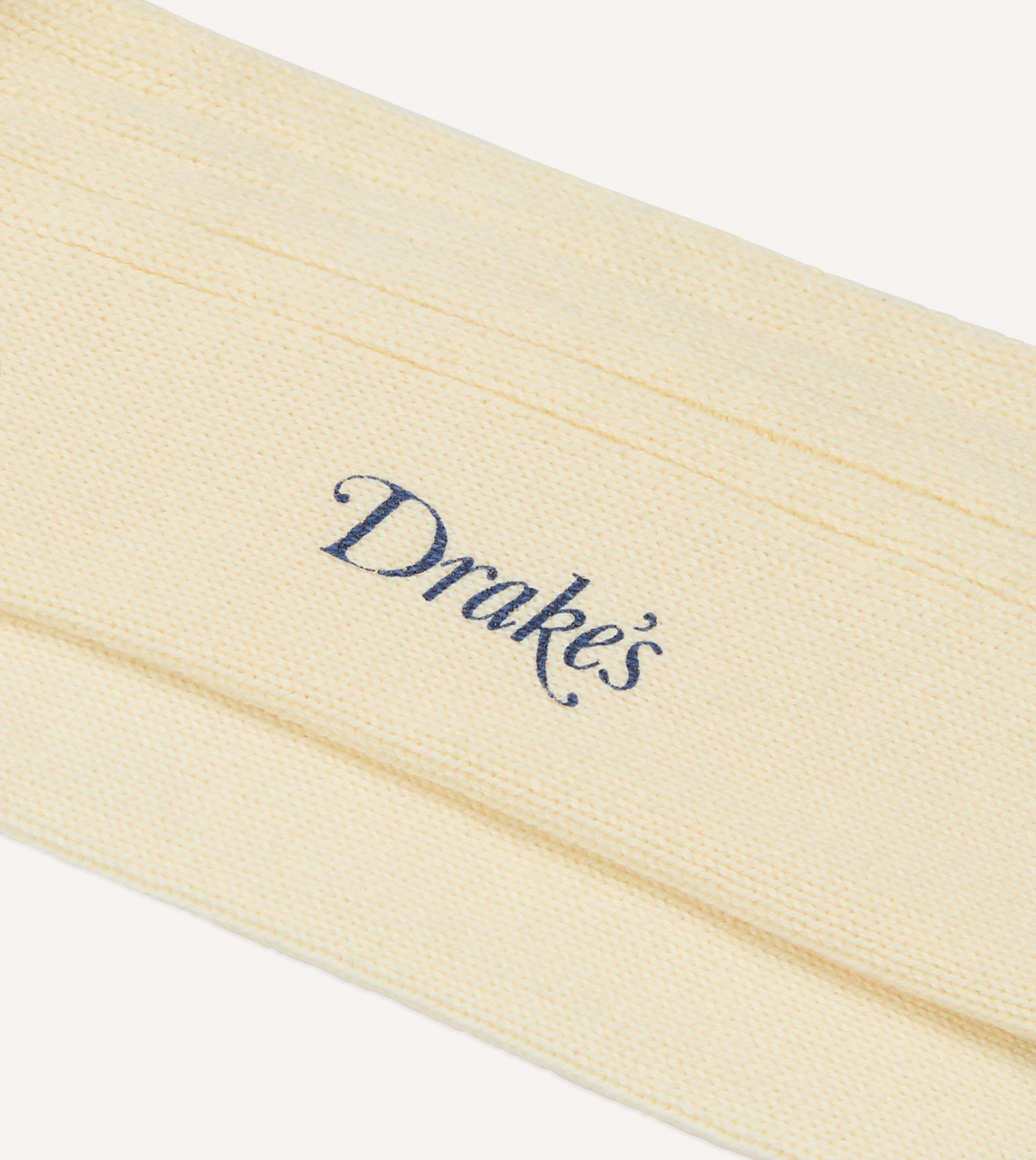 Ecru and Blue Striped Sport Socks - Image 2