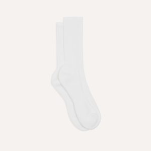 White Cotton Sports Socks
