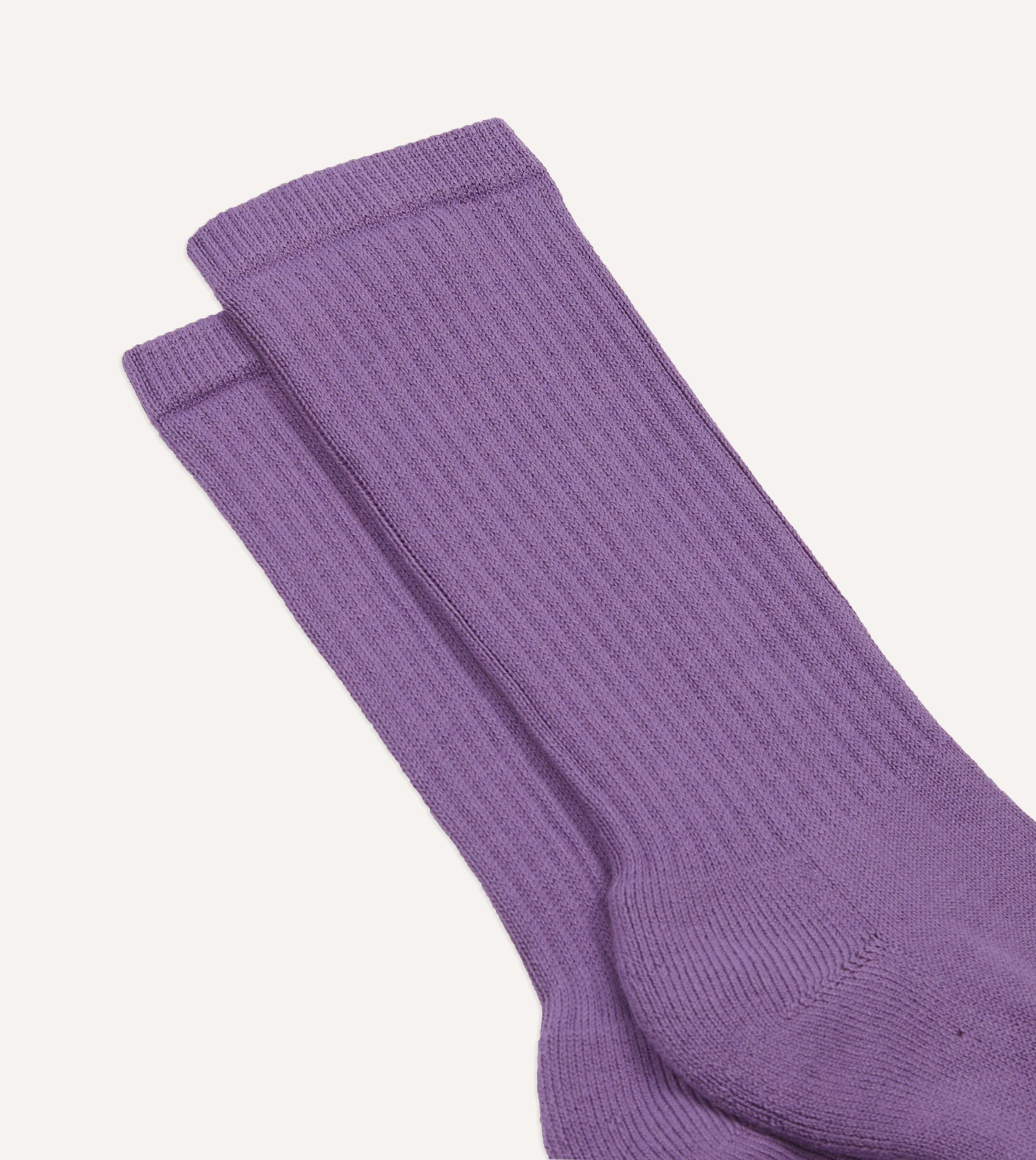 Purple Cotton Sports Socks - Image 3
