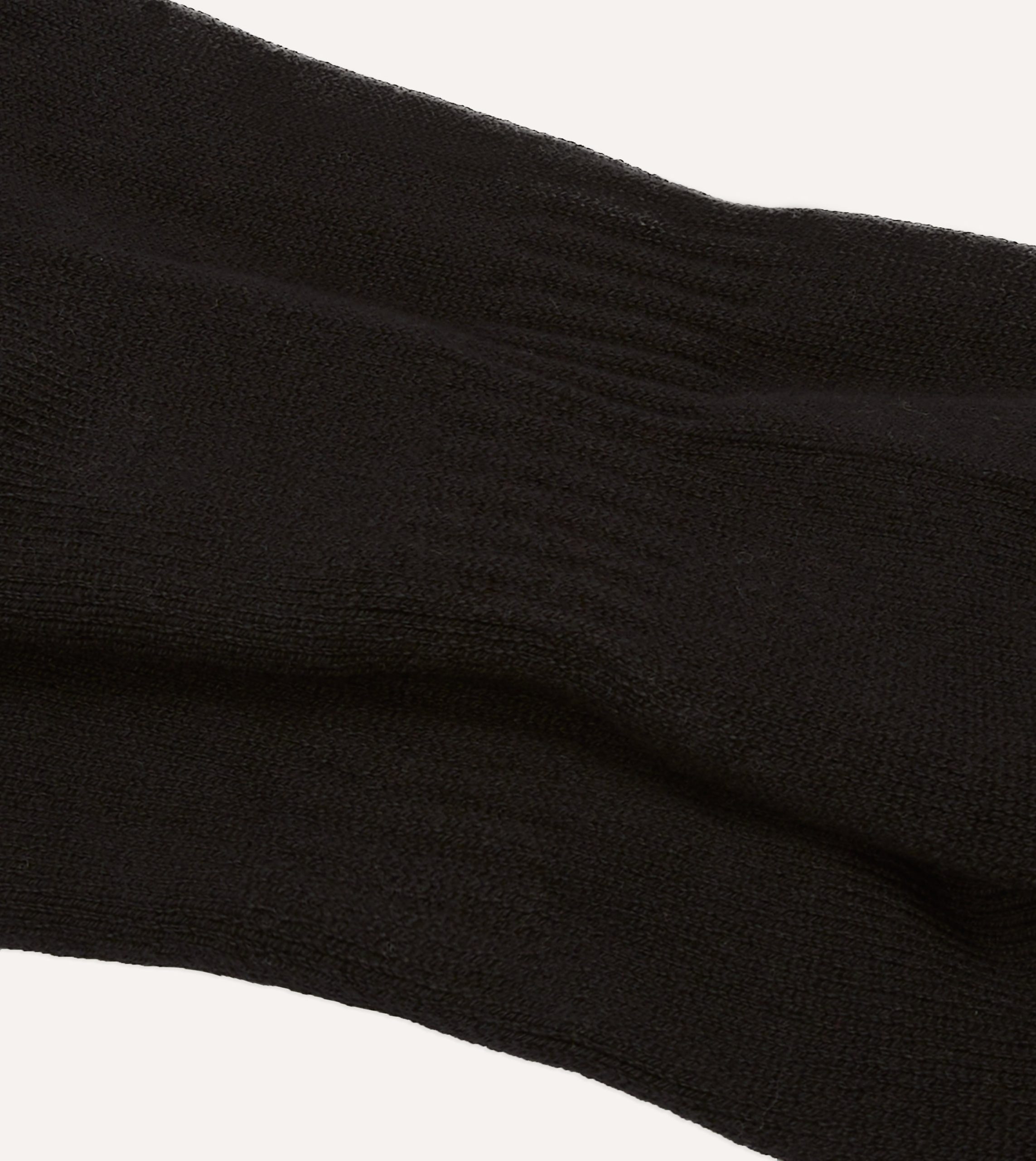 Black Cotton Sports Socks - Image 2
