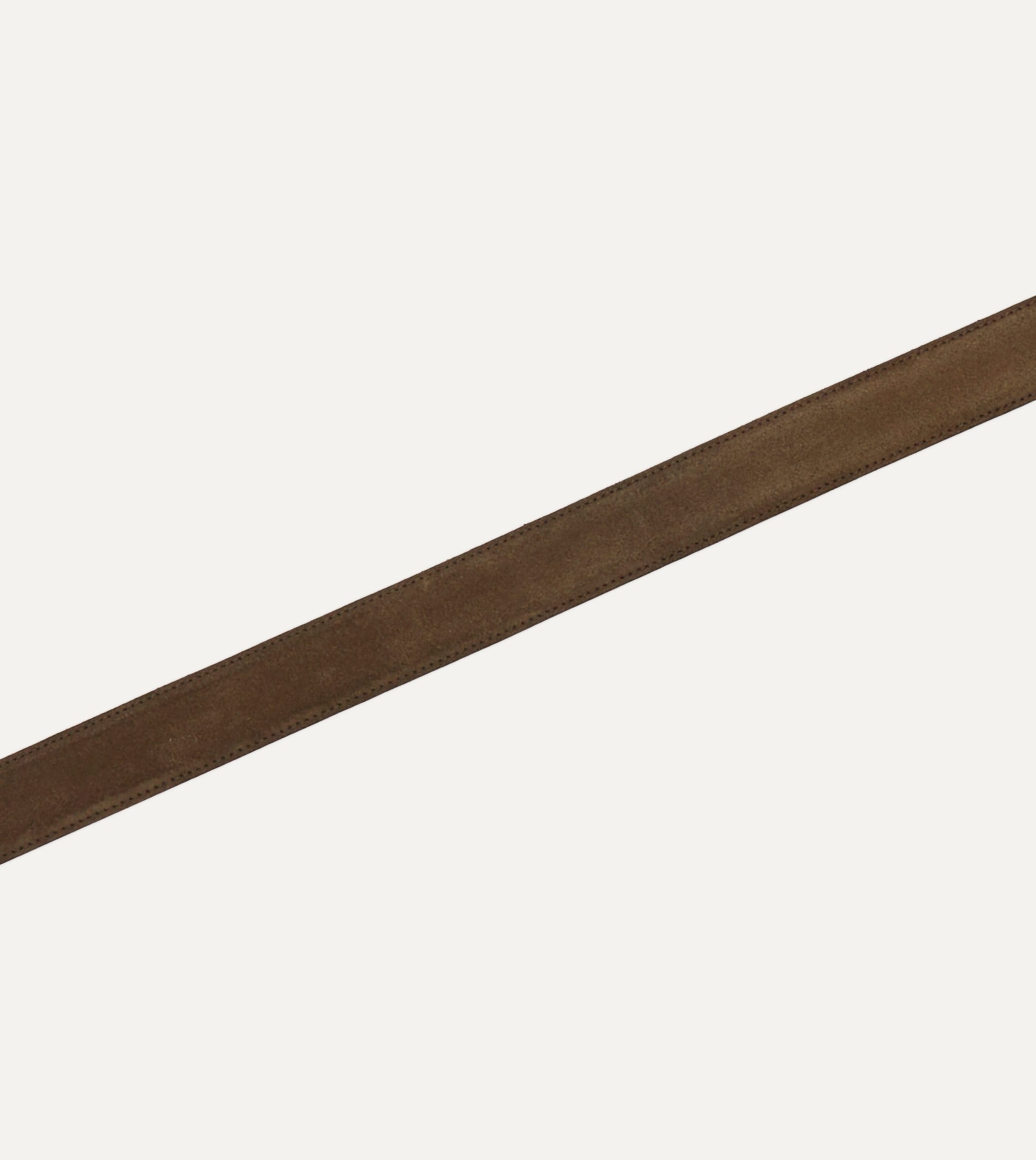 Dark Brown Suede Western Belt - Image 5
