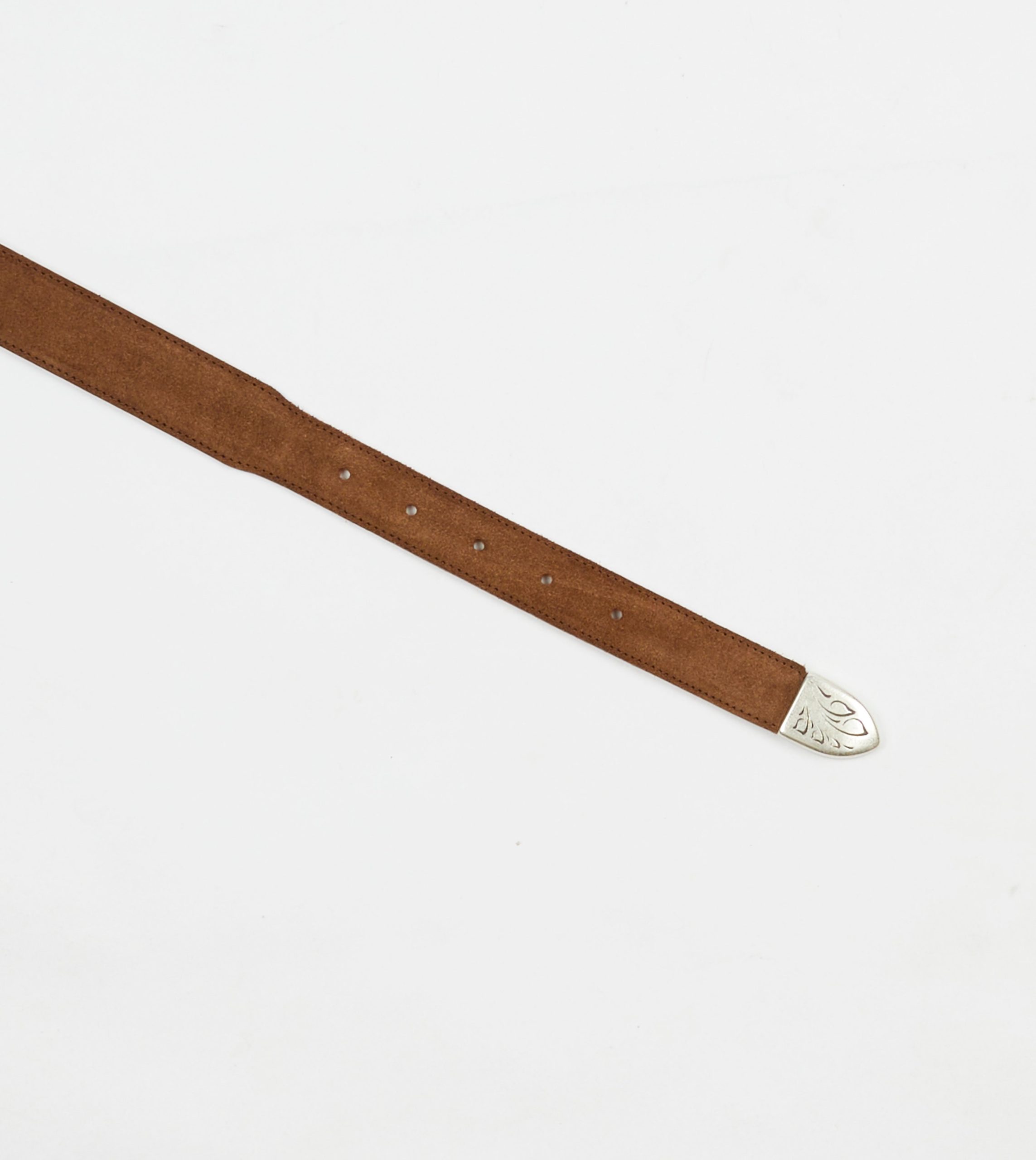 Light Brown Suede Western Belt - Image 4