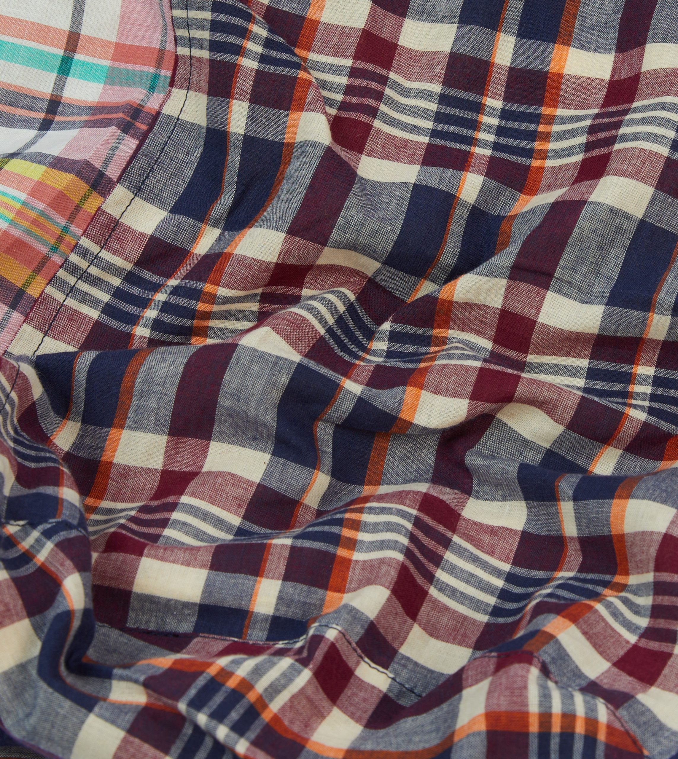 Patchwork Madras Cotton Tote Bag - Image 2