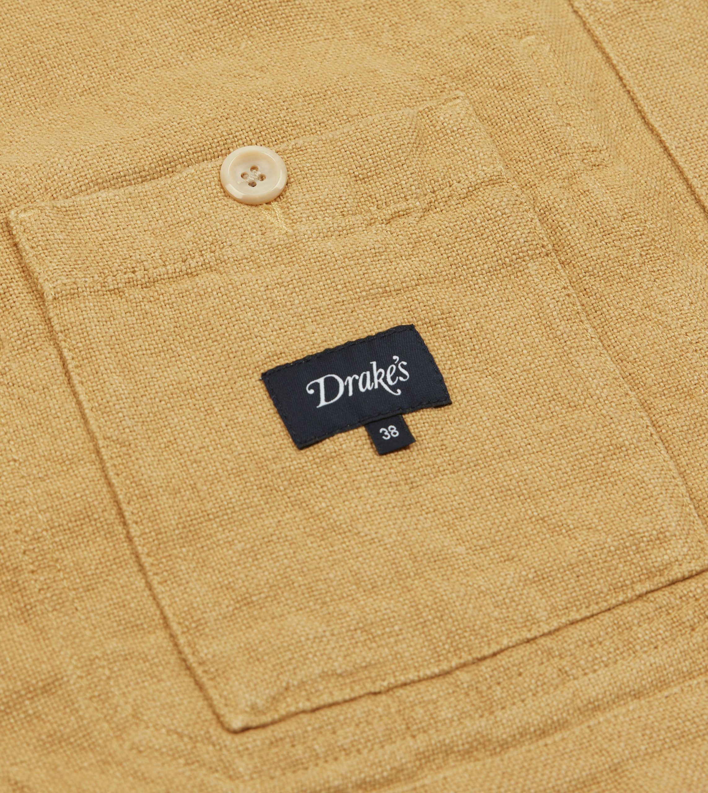 Sand Linen Five-Pocket Chore Jacket - Image 6