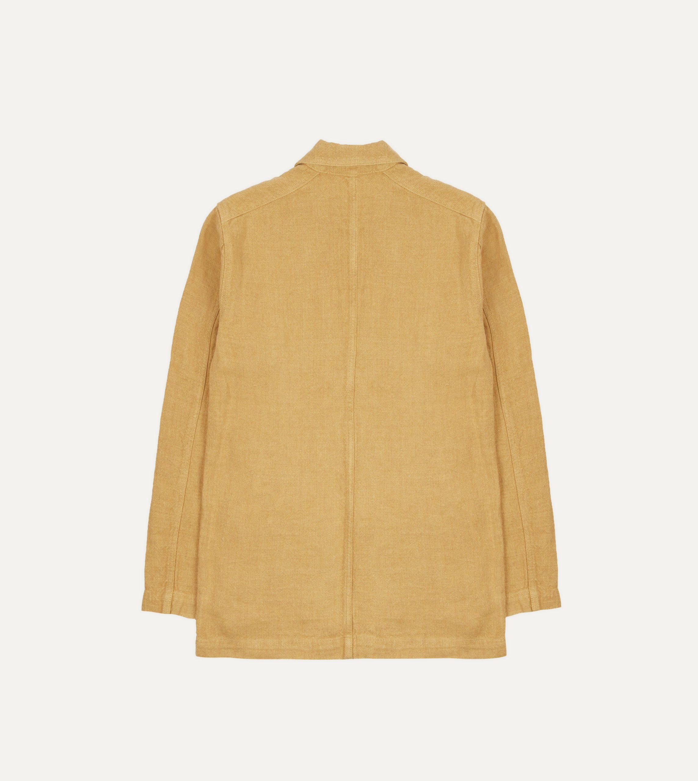 Sand Linen Five-Pocket Chore Jacket - Image 7
