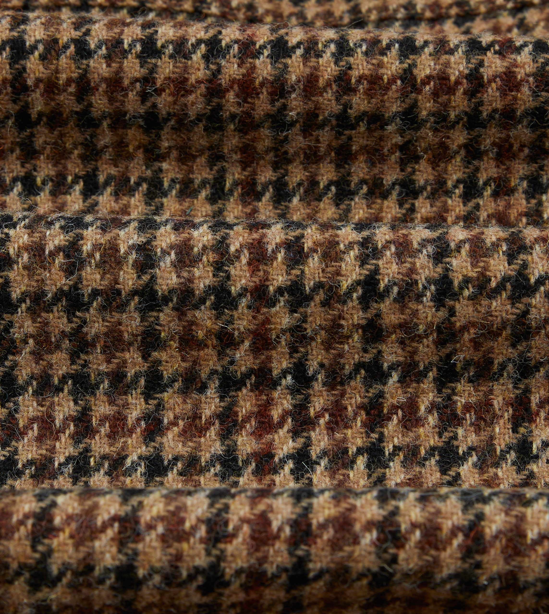 Houndstooth Check Harris Tweed Donkey Jacket - Image 2