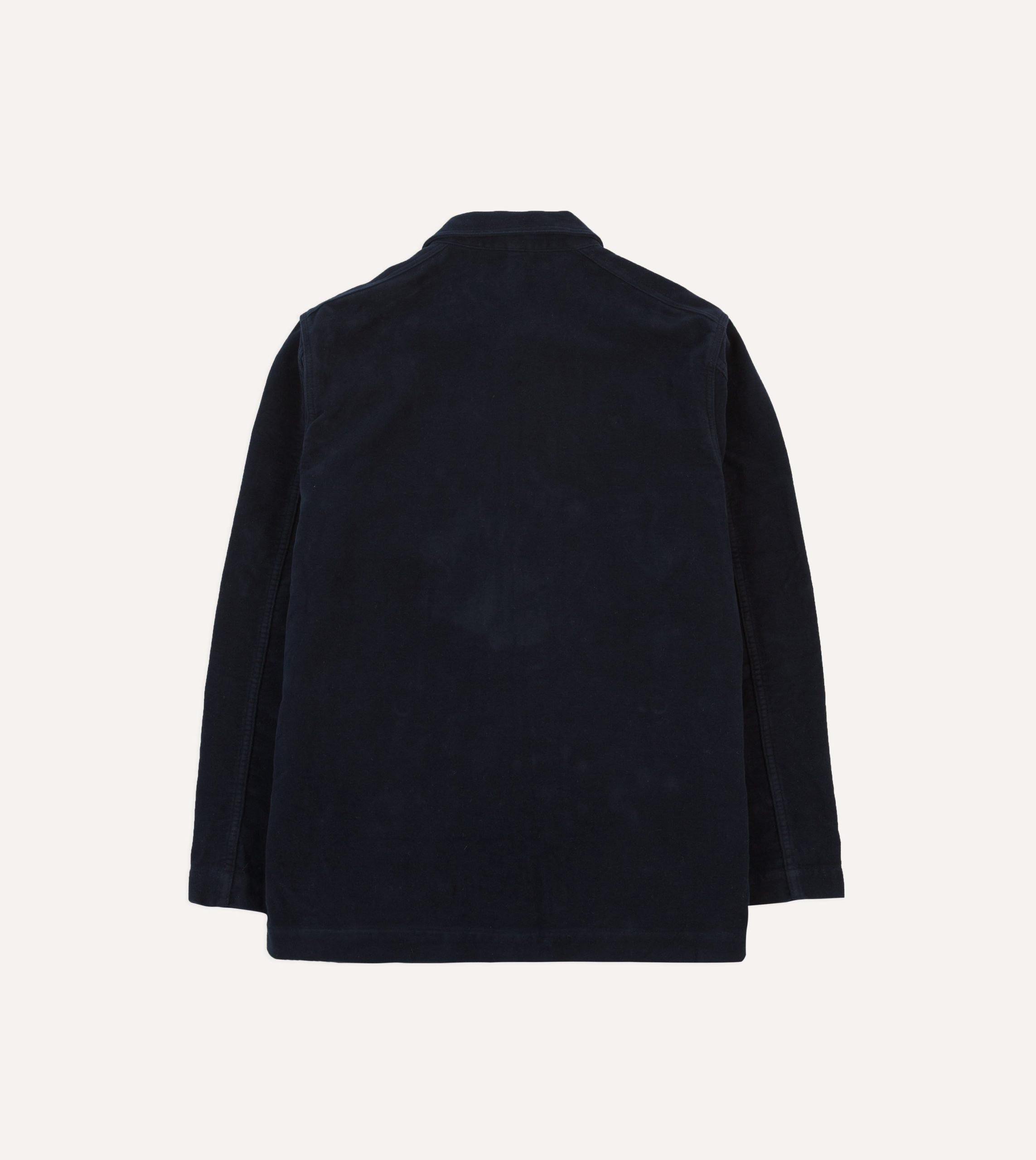 St. JOHN by Drake's Navy Moleskin Five-Pocket Chore Jacket - Image 8