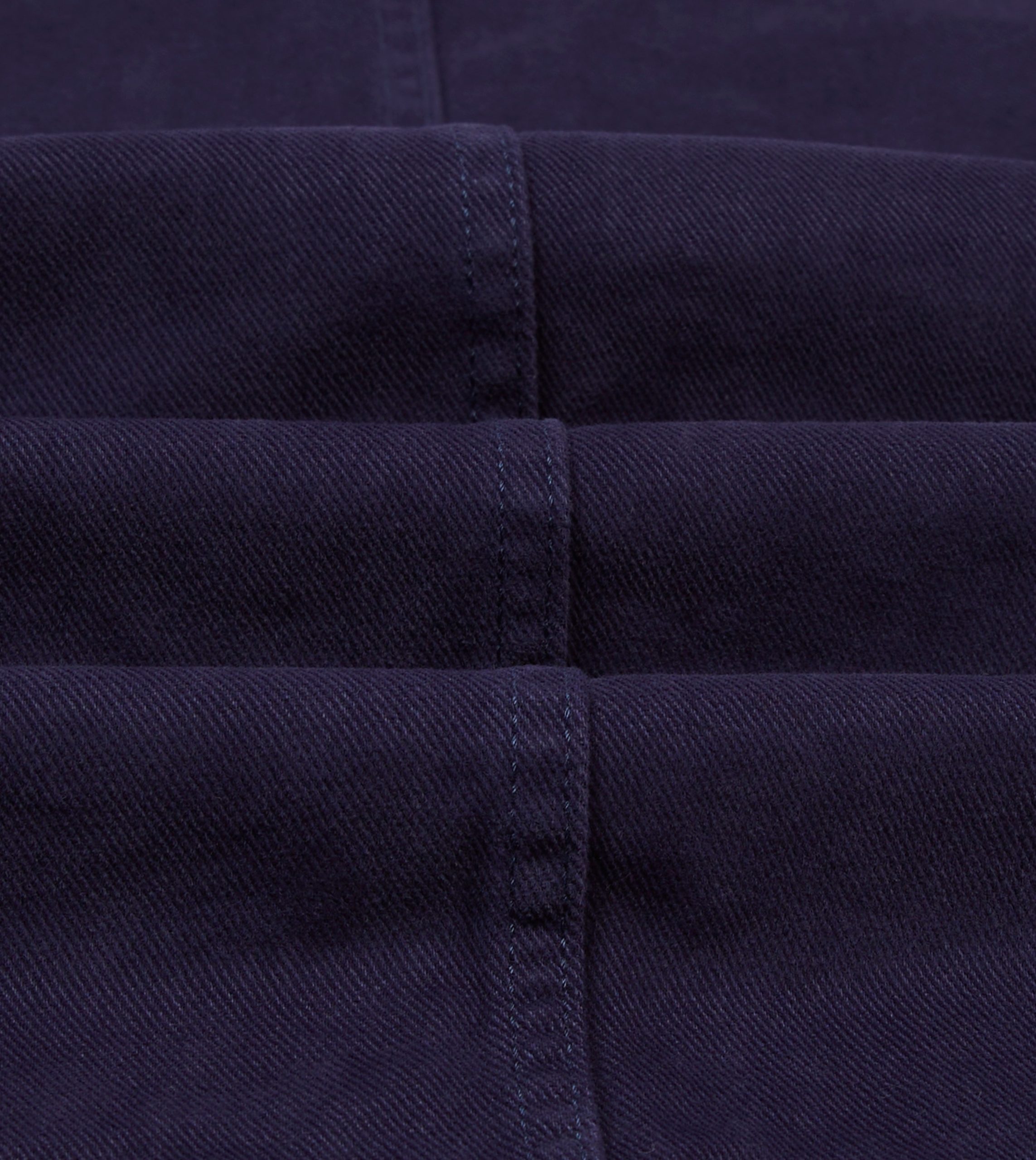 French Blue Heavy Twill Cotton Five-Pocket Chore Jacket - Image 2