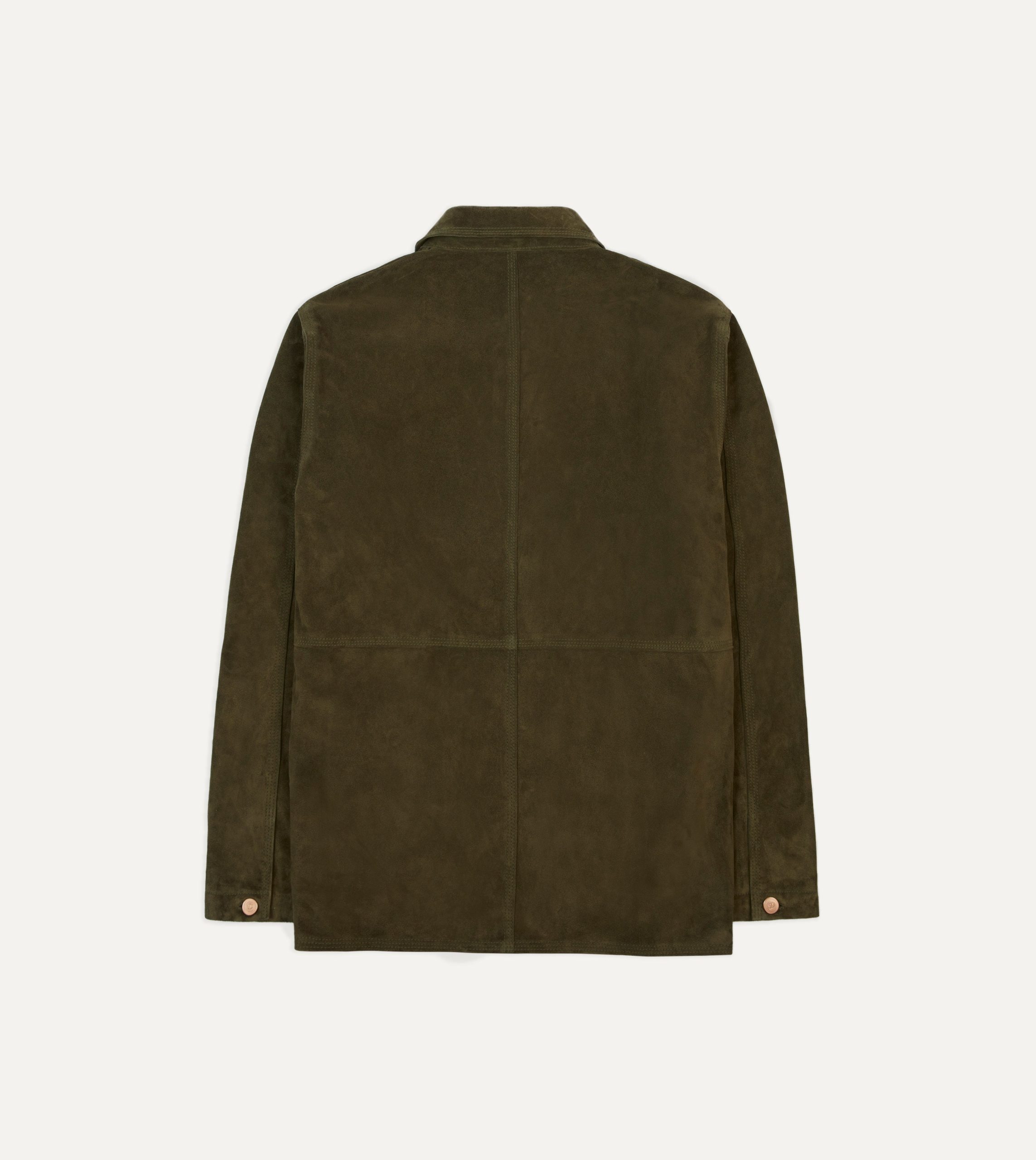 Olive Suede Welder Jacket - Image 8