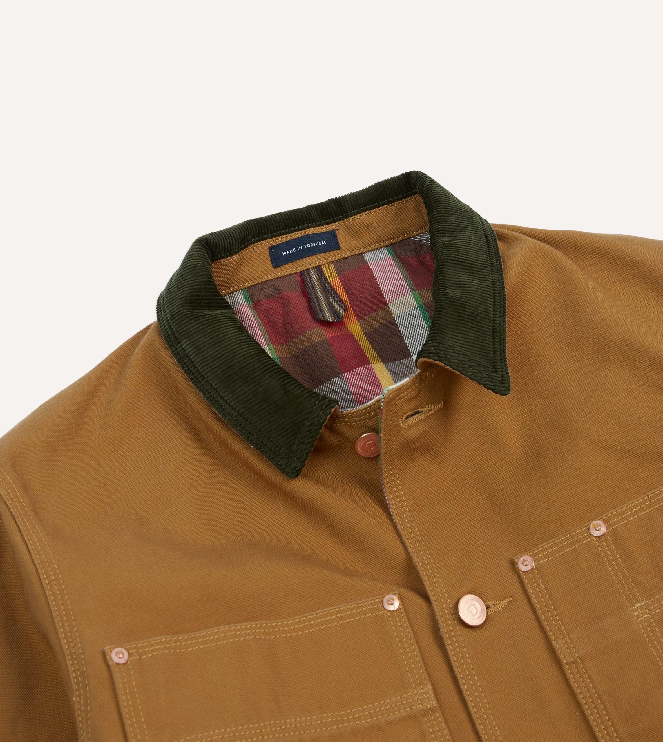 Tobacco Canvas Welder Jacket - Image 3