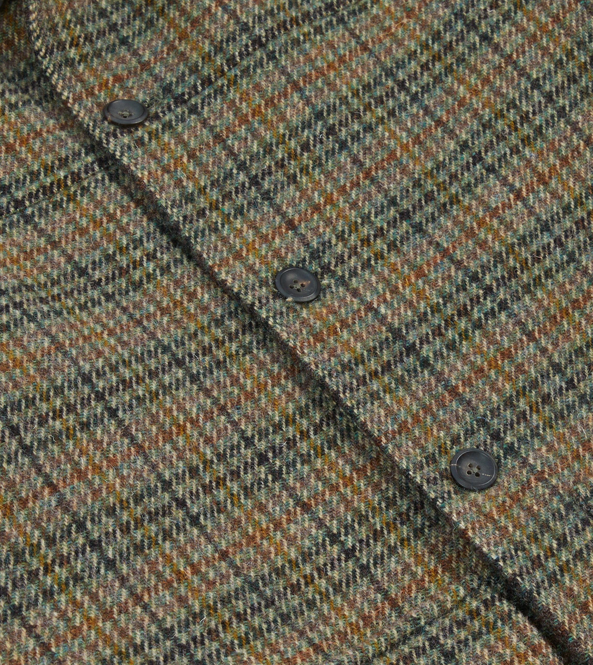 Green Check Tweed Donkey Jacket - Image 5