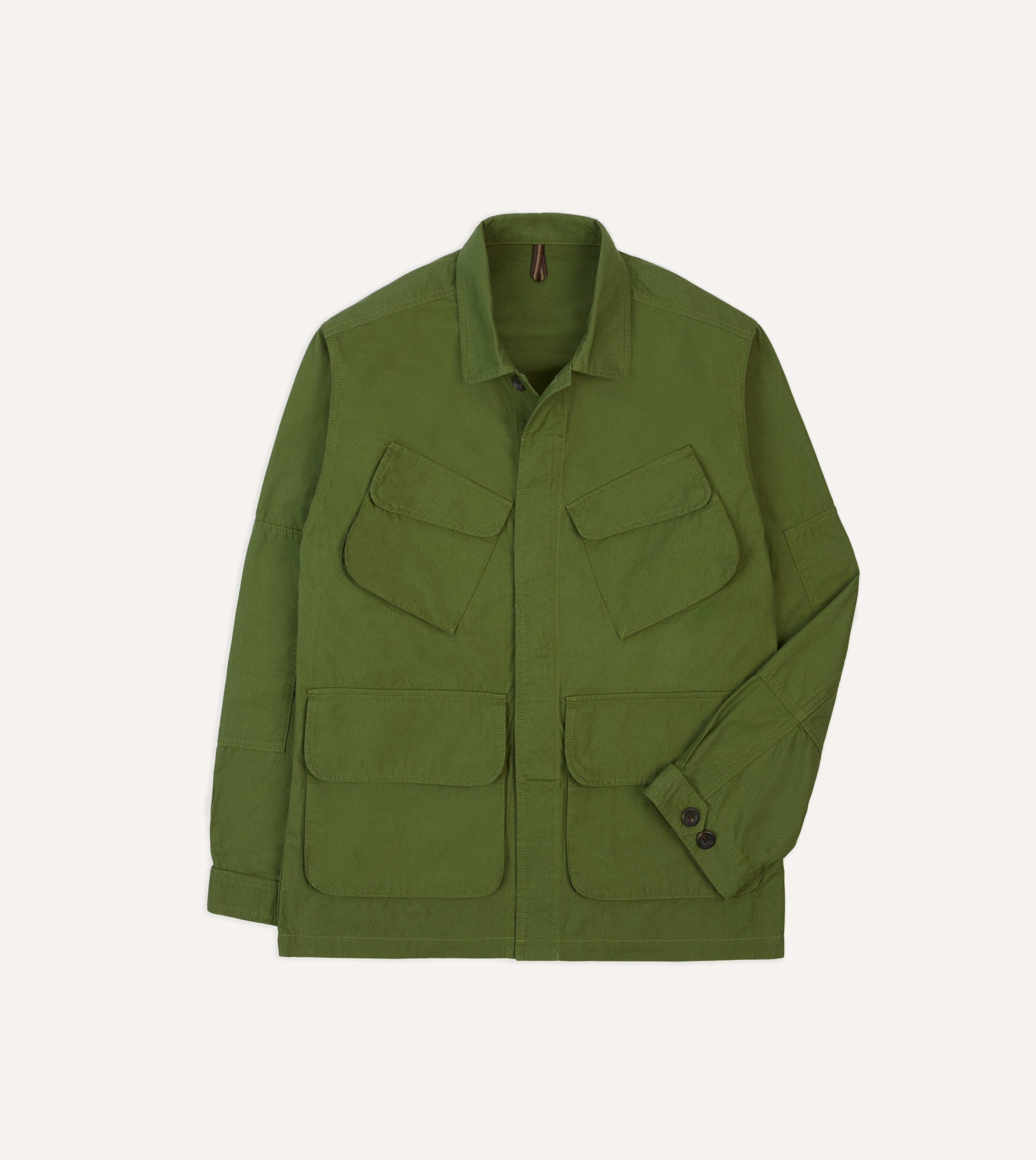 Olive Cotton Jungle Jacket