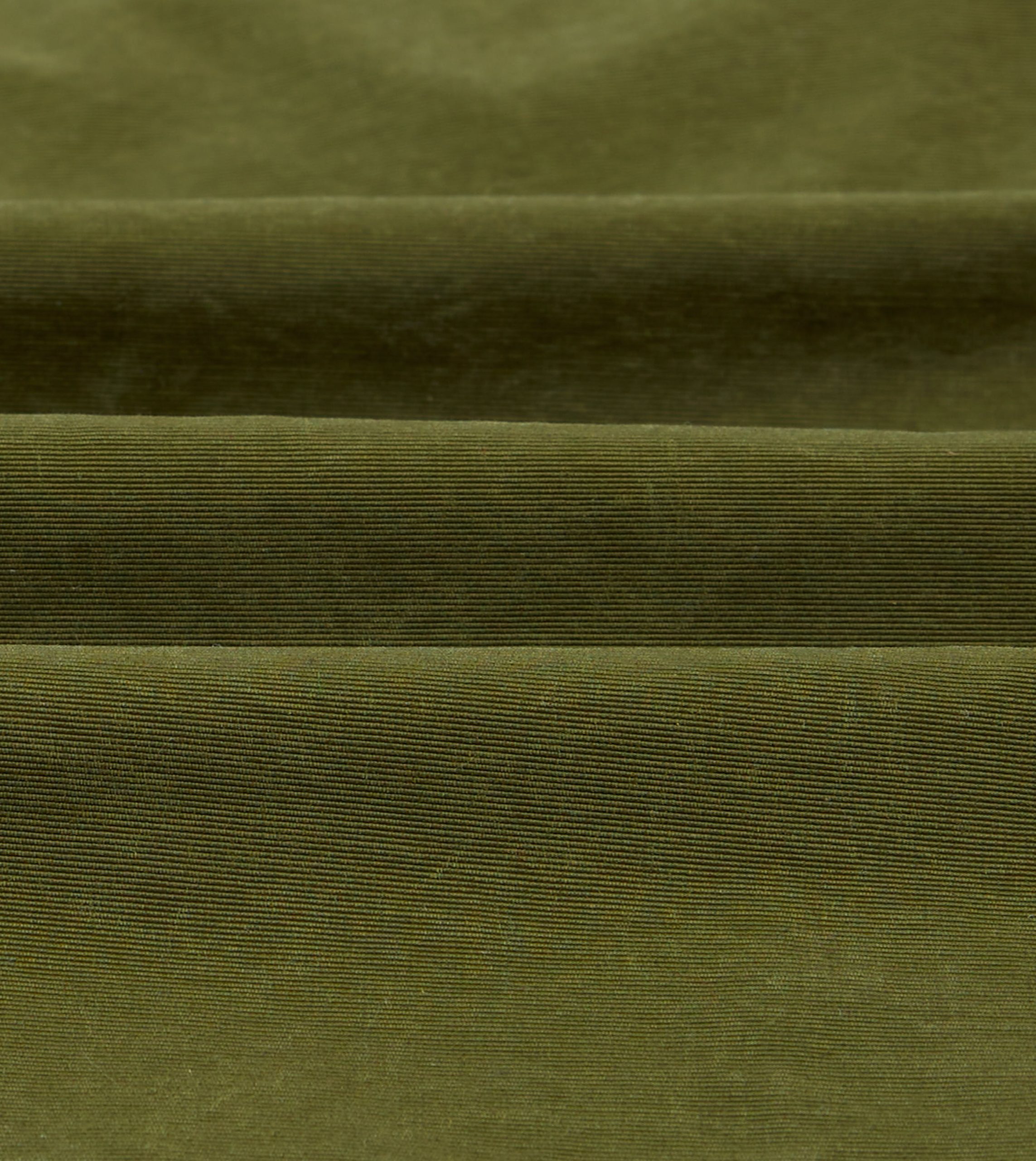 Olive Cotton Blouson Jacket - Image 2