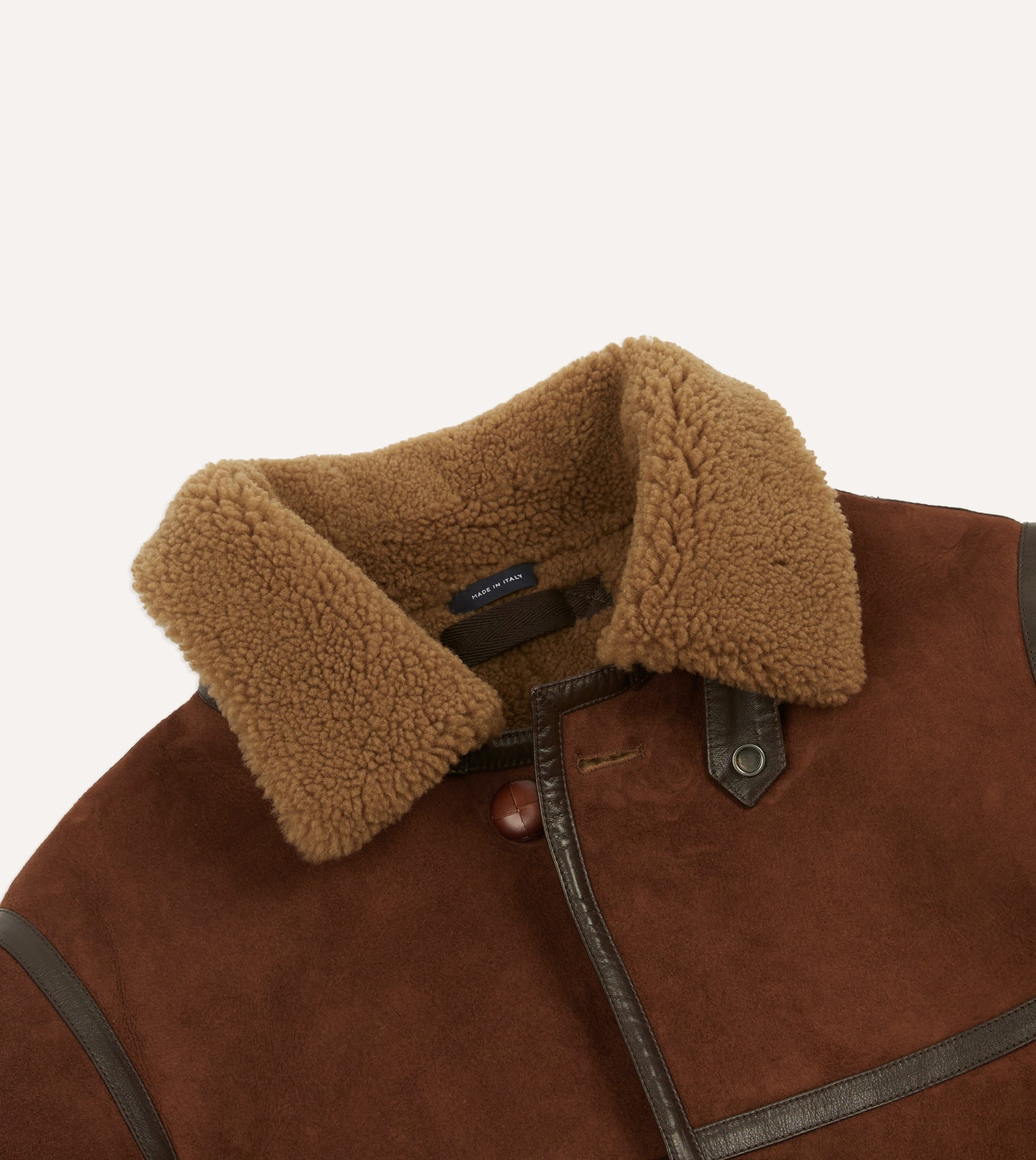 Shearling Car Coat - Image 3