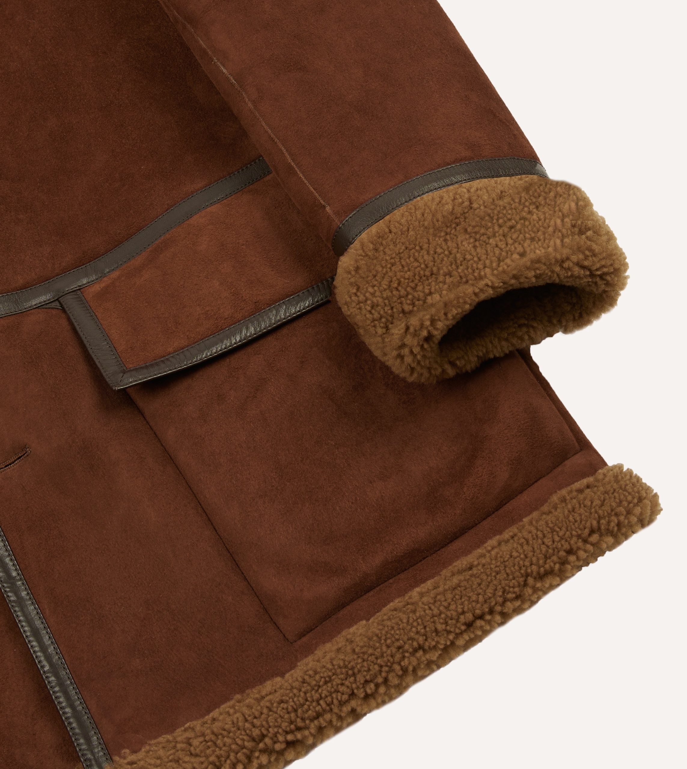 Shearling Car Coat - Image 7